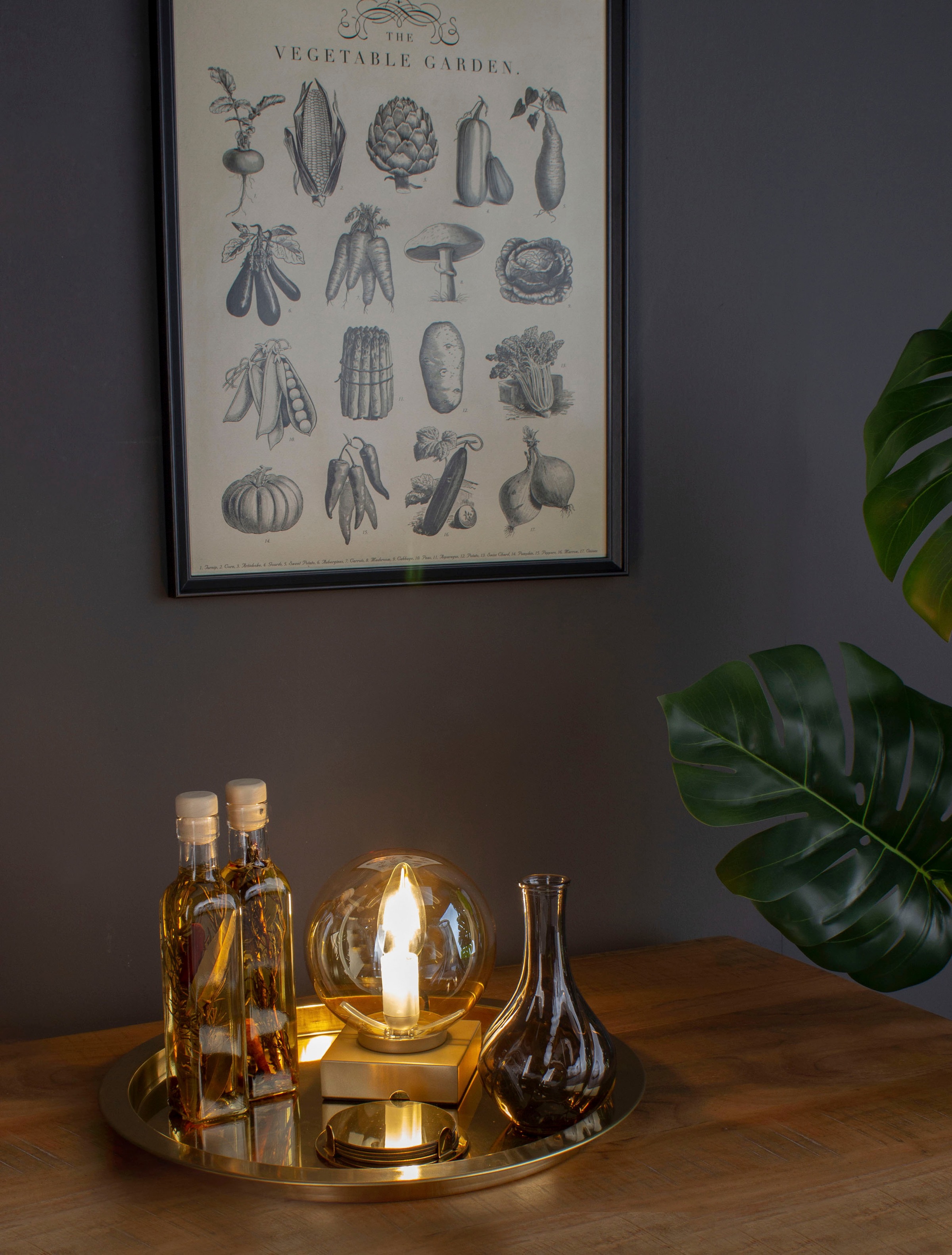 ECO-LIGHT Tischleuchte »Pluto«, Leuchtmittel E14 | Leuchtmittel wechselbar