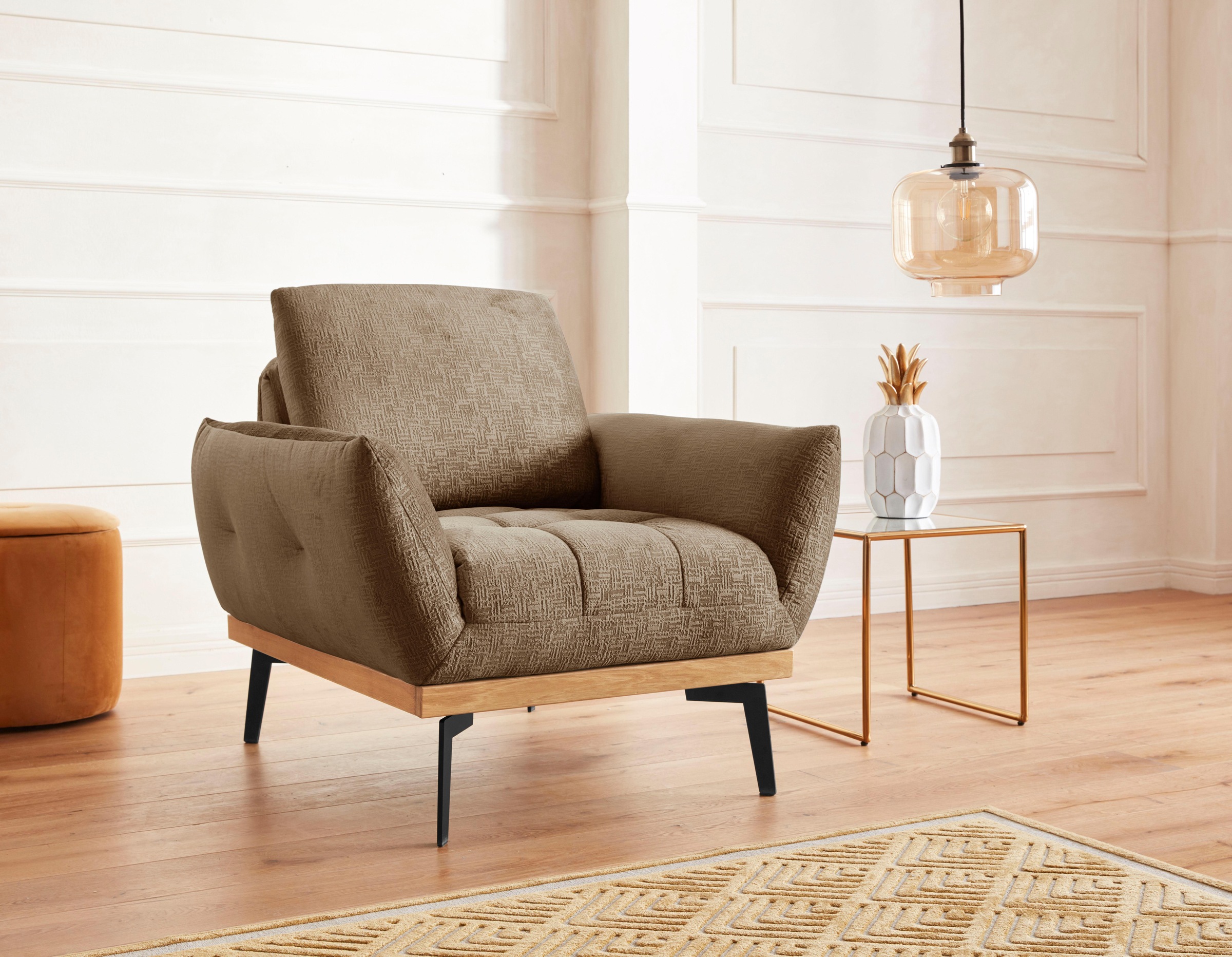 exxpo - sofa fashion Sessel »Palic, Loungesessel«, inklusive Rückenverstell günstig online kaufen