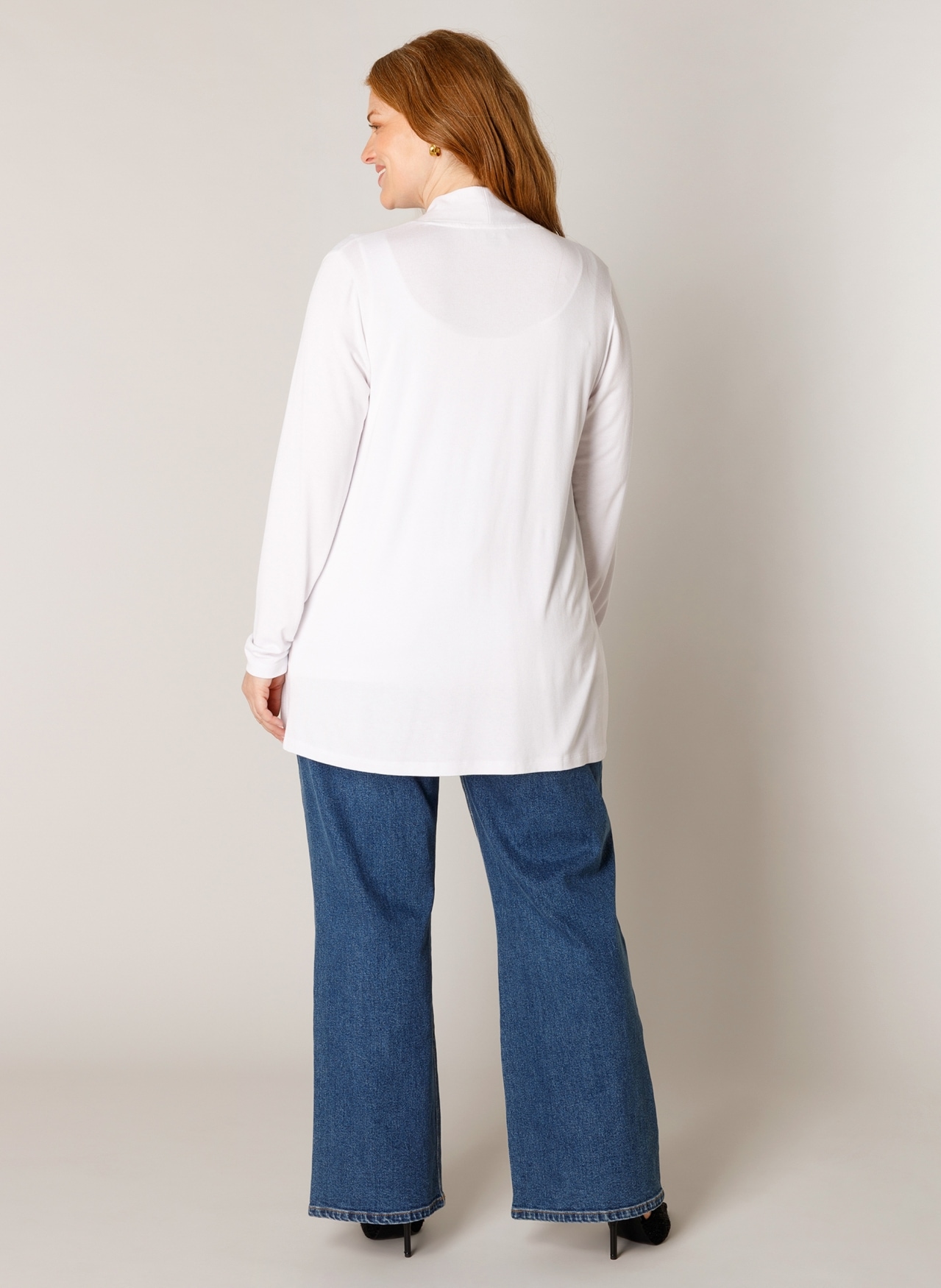 Base Level Curvy Strickjacke »Ayla« offen, ohne Verschluss