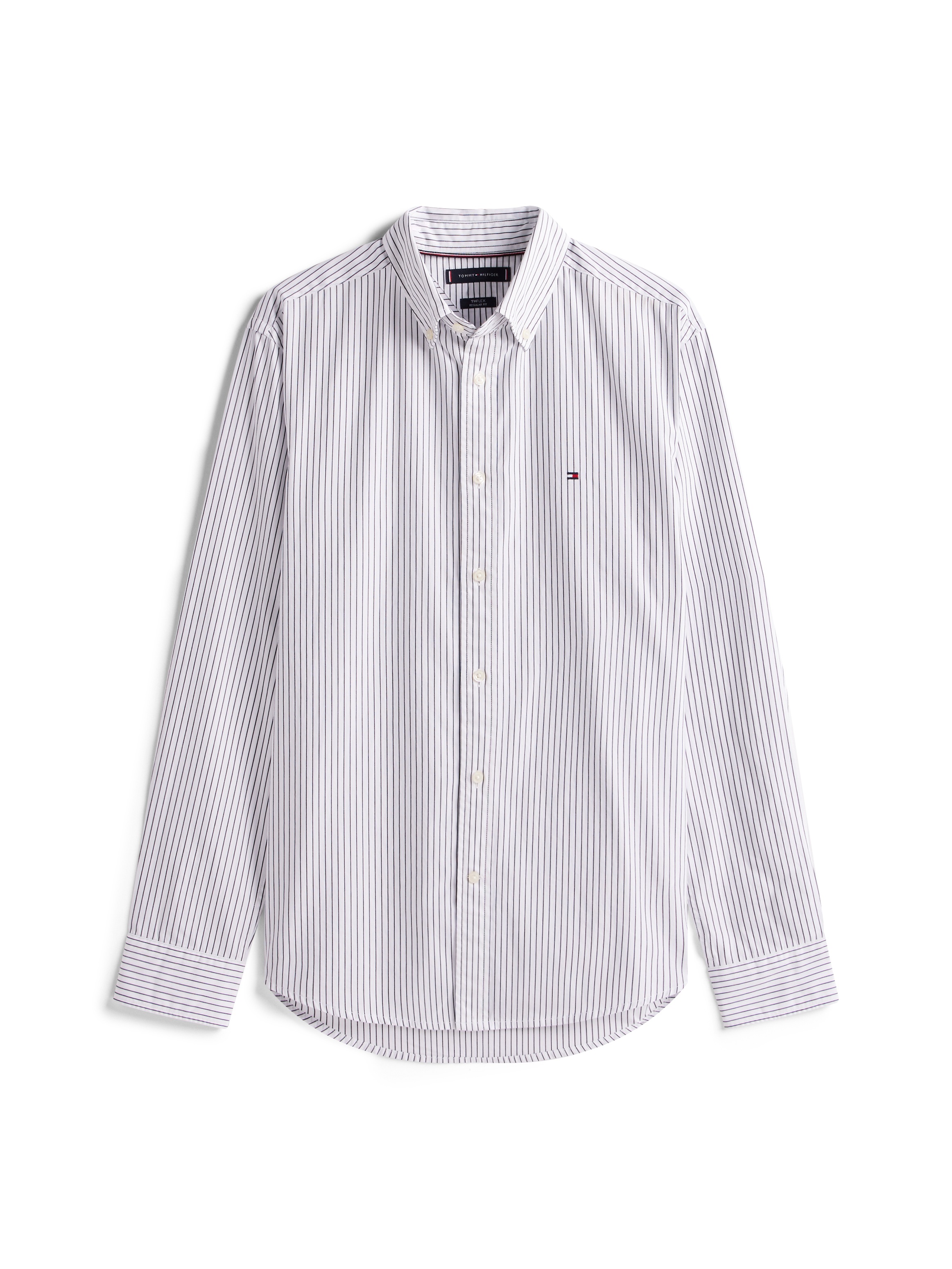 Tommy Hilfiger Langarmhemd »CORE HAIRLINE POPLIN«