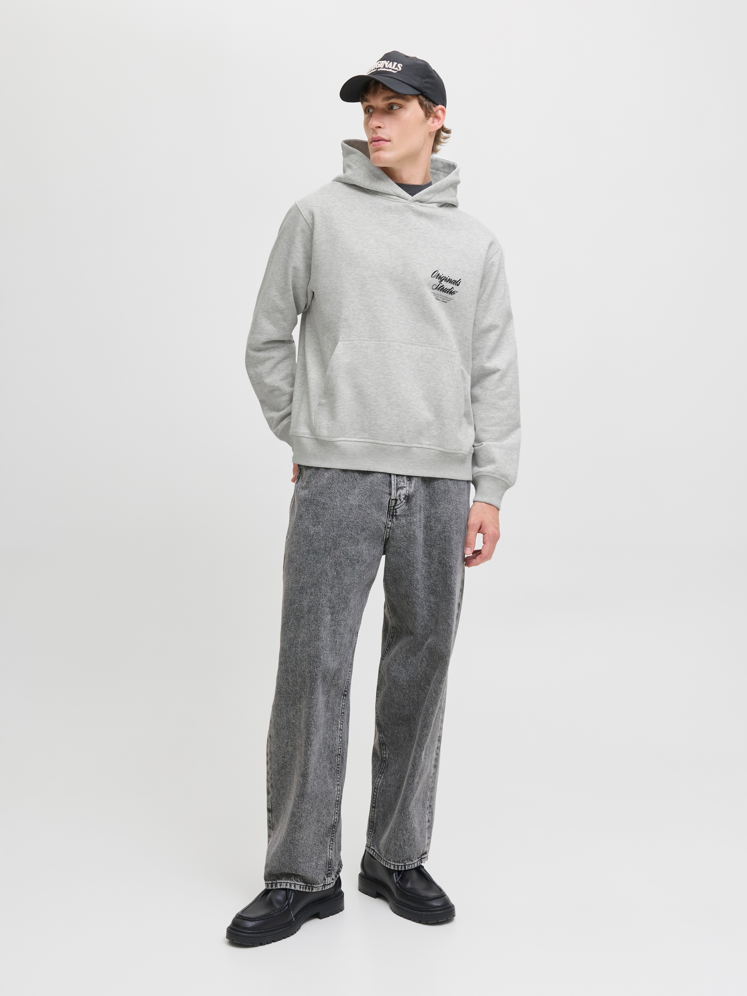 Jack & Jones Kapuzensweatshirt »JORNORREBRO TYPO BACK SWEAT HOOD SN«