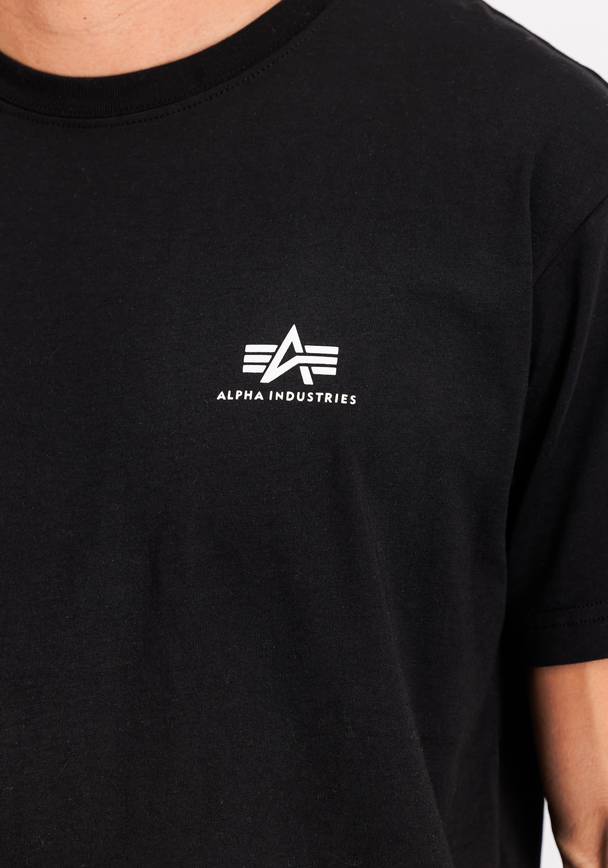Alpha Industries T-Shirt »Alpha Industries Men - T-Shirts Basic T Small Logo 2 Pack«