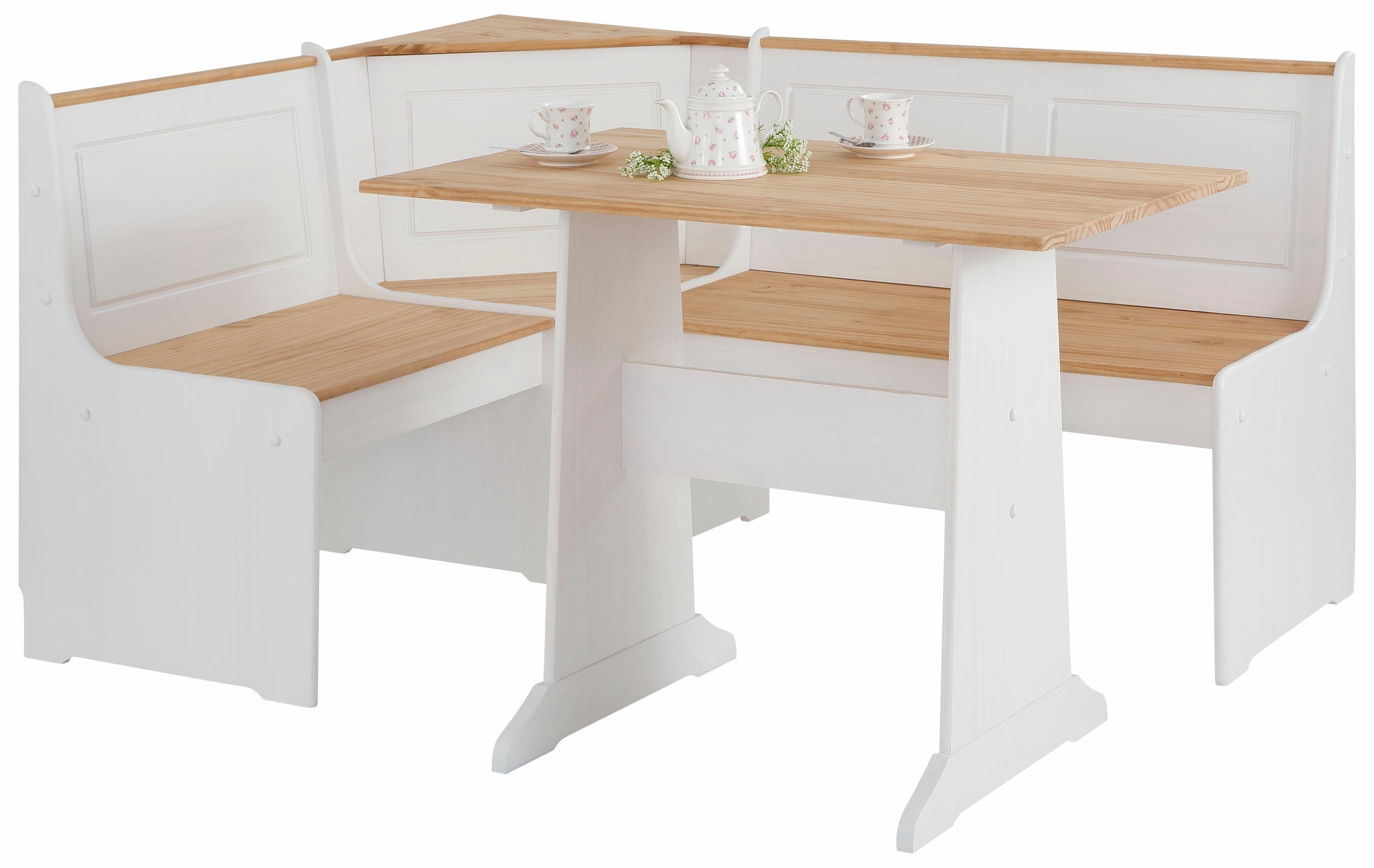 Home affaire Essgruppe »Sascha« 2 Stk. tlg. mit Tisch und Truhen-Eckbank, M günstig online kaufen