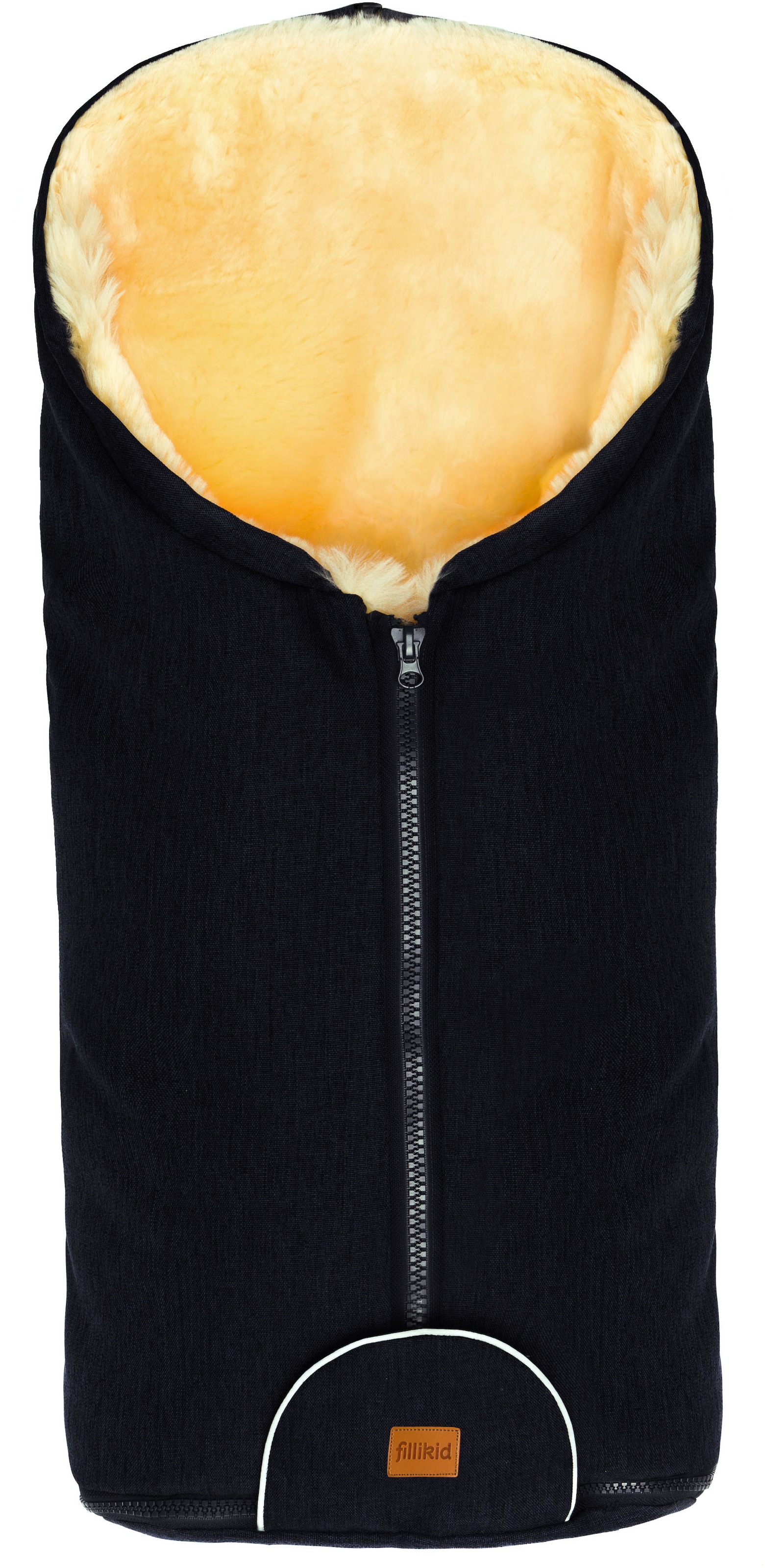 FILLIKID Fußsack »Pamir Winterfußsack« für Autositze Gr. 0 und Kinderwagen schwarz