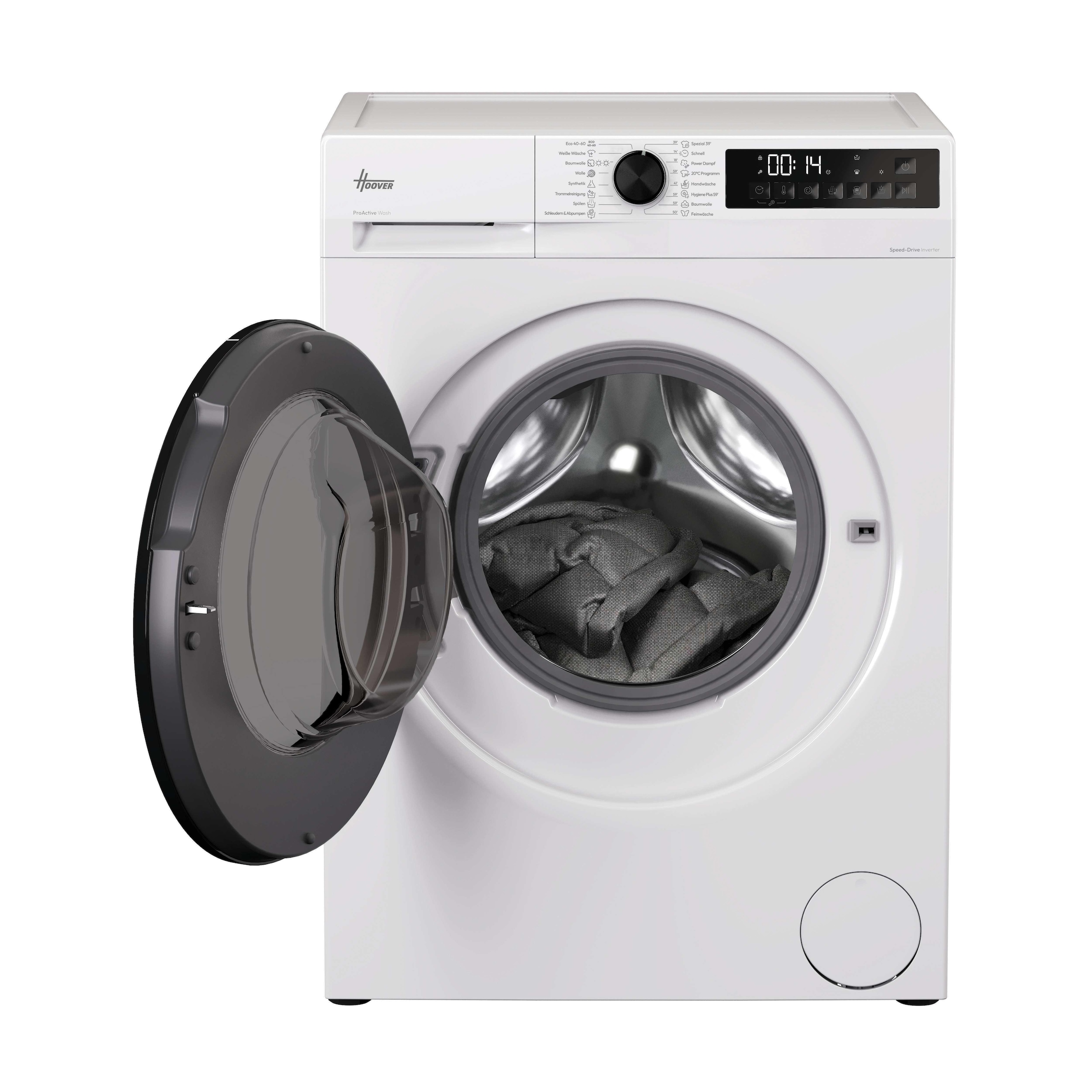 Hoover Waschtrockner »HGWDQ485SB6-84« 8 kg /5 kg 72 dB(A) Vielseitige Kurzprogramme