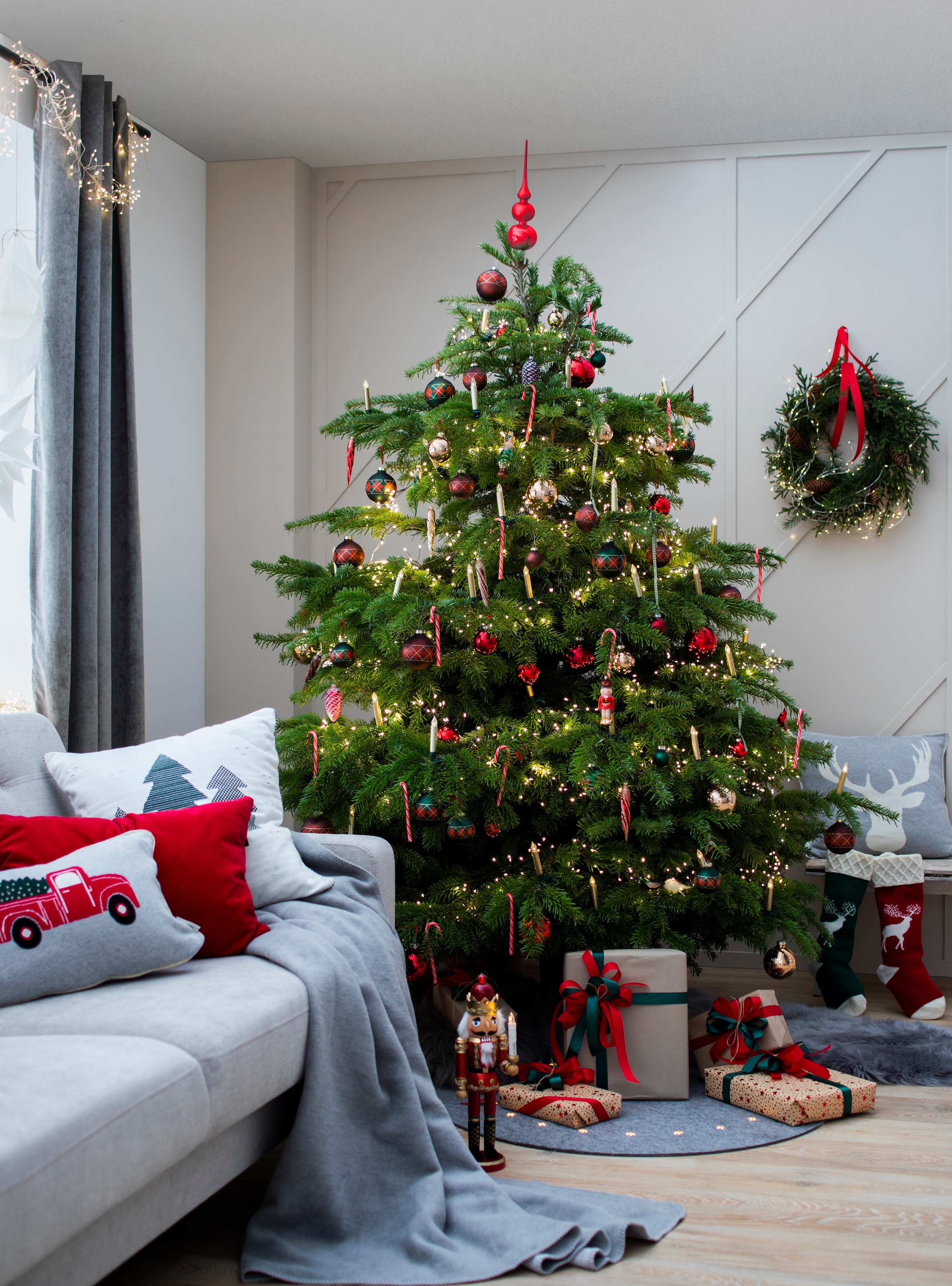 my home LED Weihnachtsdeko, kaufen »Nussknacker«, Fernbedienung cm, 38 Höhe ca. auf Dekofigur Rechnung inklusive
