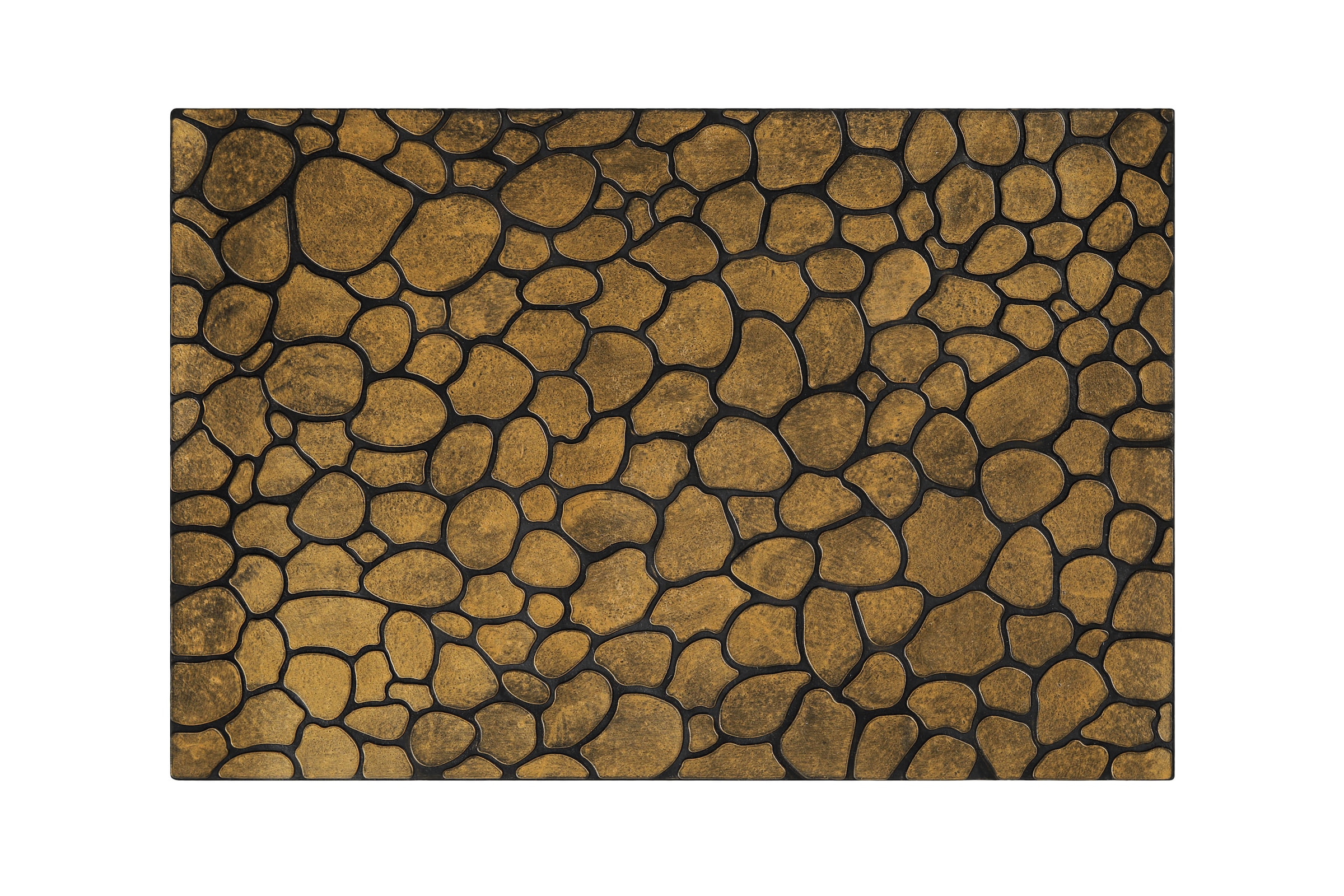 Wecon home Fußmatte »Desert Pebble«, rechteckig, 4 mm Höhe, Gummi, pflegeleicht, abwaschbar, rutschfest, Stein-Muster