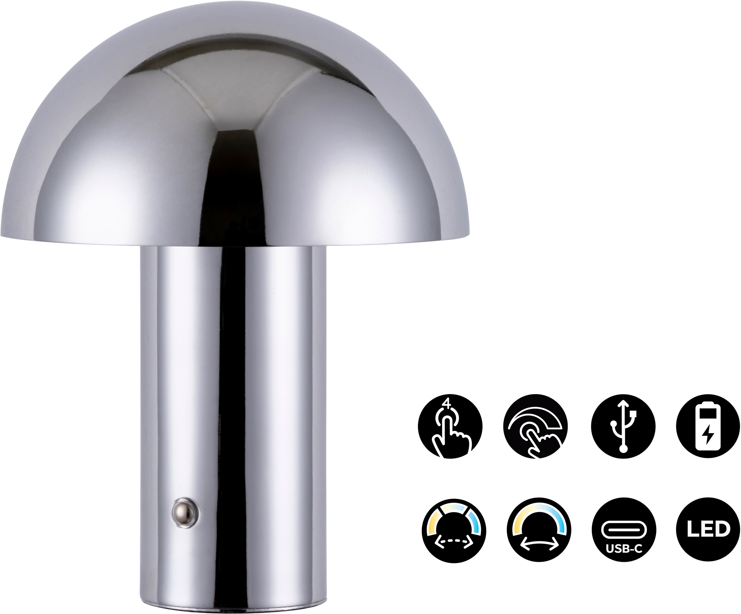 s.Oliver LED Tischleuchte »Hillu« LED-Modul 1 Stk. warmweiß - kaltweiß stuf günstig online kaufen