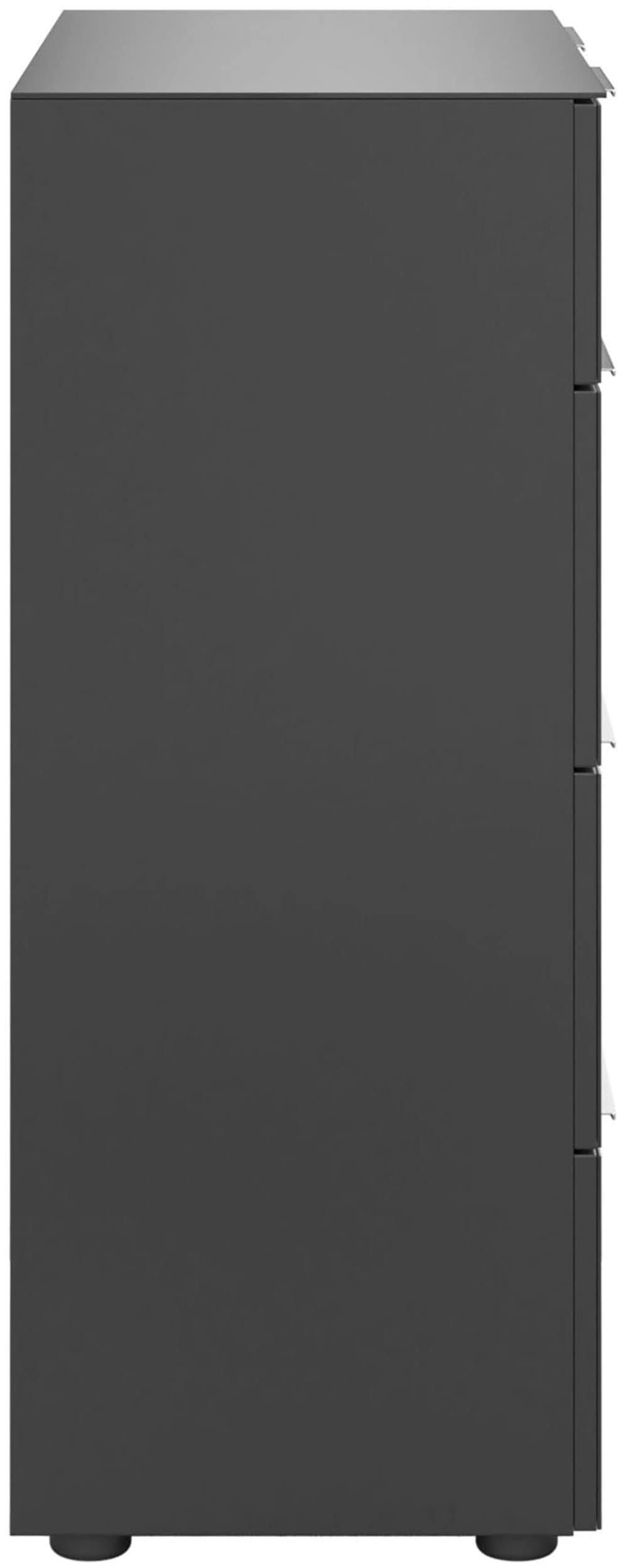 Manjana Möbel Kommode »Kommode mit Chrom oder Schwarz matten Metallgriffen«