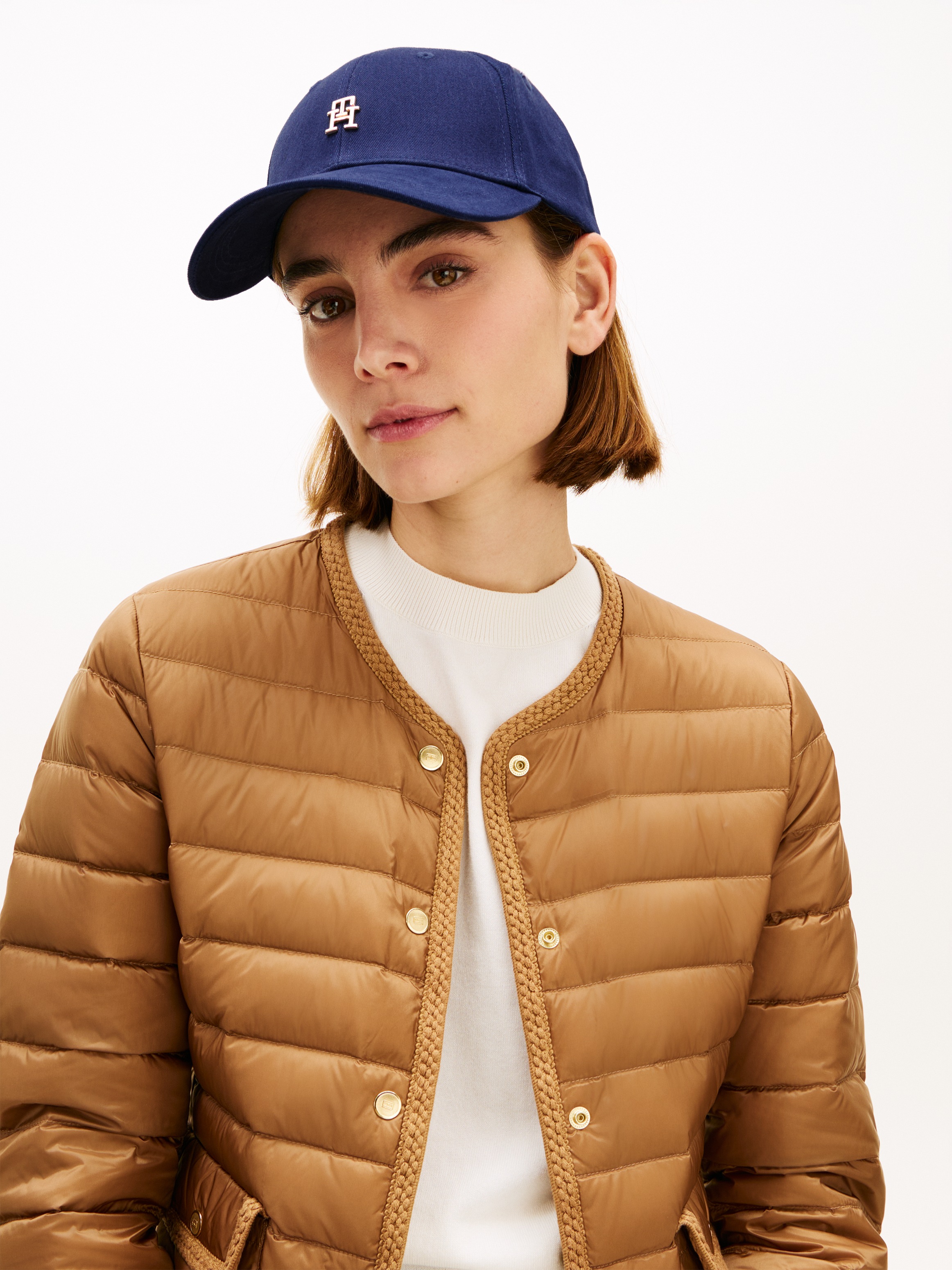 Tommy Hilfiger Baseball Cap »ELEVATED CHIC CAP« Mit festem Schirm