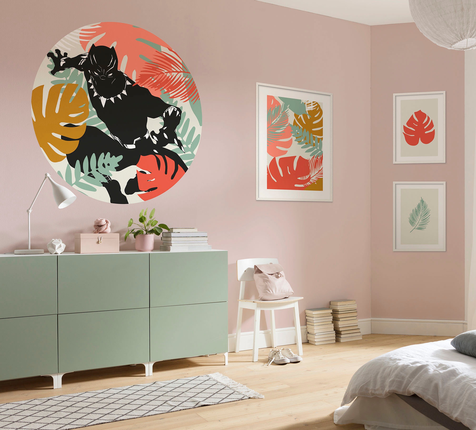 Komar Wandtattoo »selbstklebendes Vlies, Winter Tropics Black Panther, Gr. günstig online kaufen