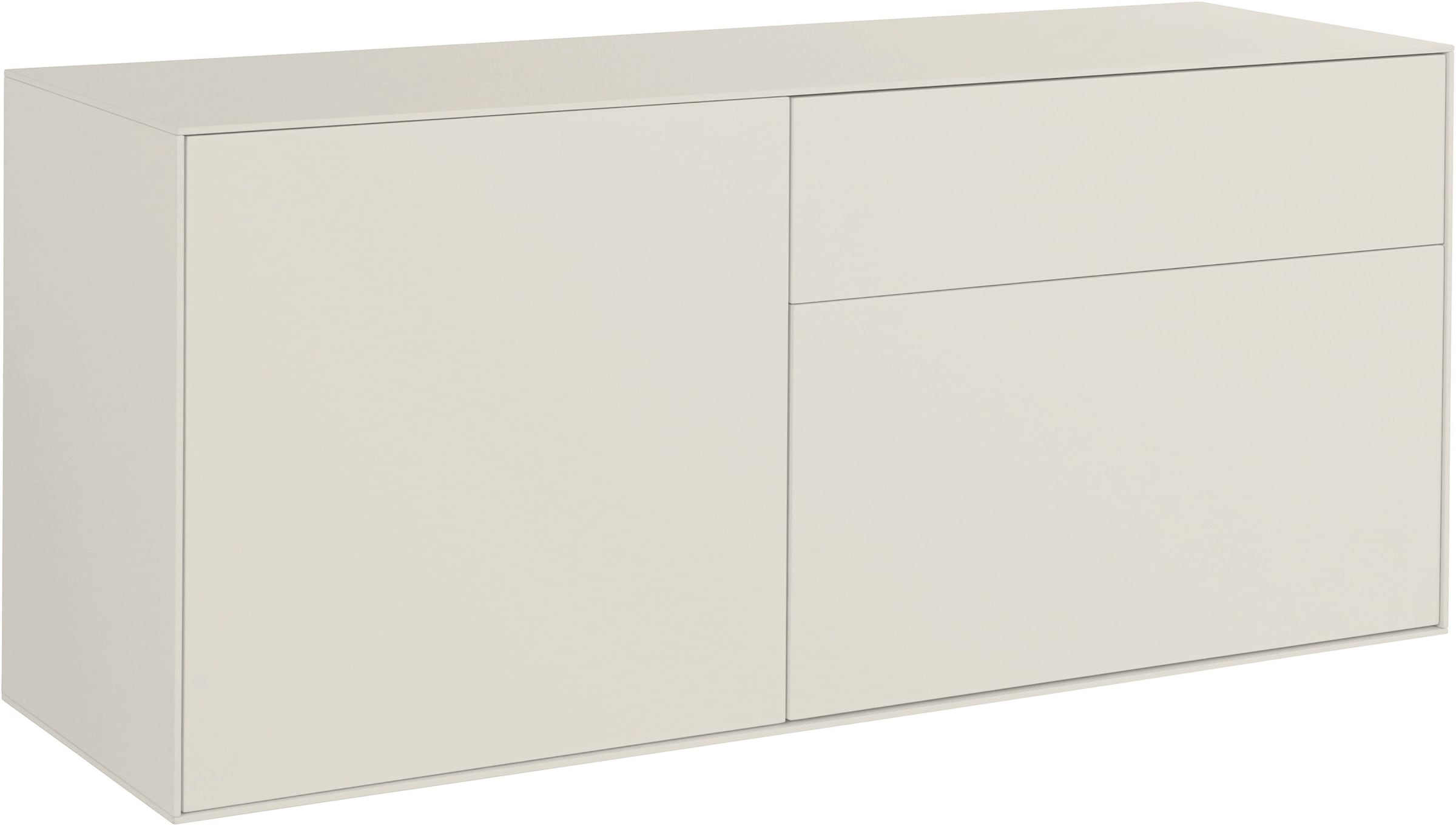 LeGer Home by Lena Gercke Lowboard »Essentials«, Breite: 127 cm, MDF lackiert, Push-to-open-Funktion