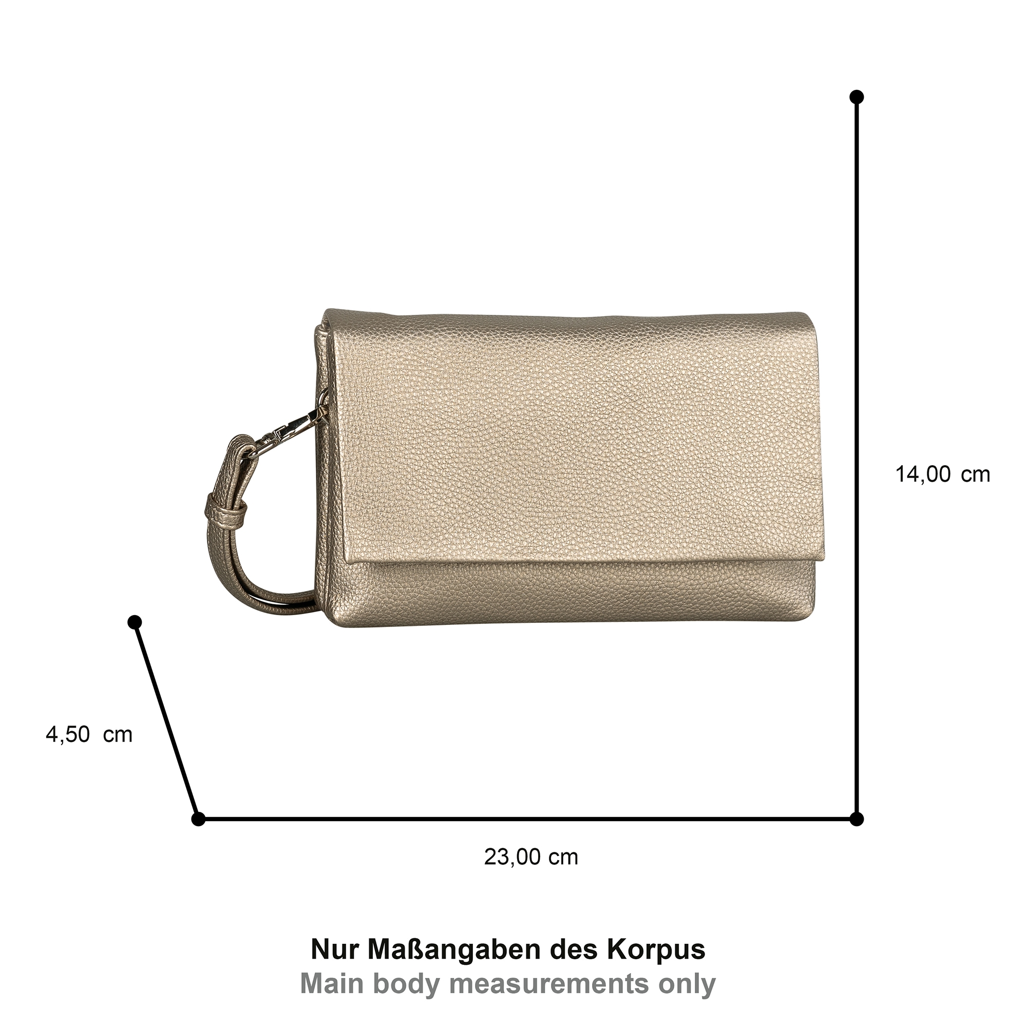 Gabor Abendtasche »Salara« Damen Umhängetasche, Schultertasche mit Überschlag