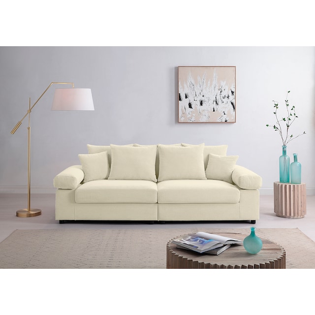 ATLANTIC home collection Big-Sofa »Bjoern«, mit Cord-Bezug, XXL-Sitzfläche,  mit Federkern, frei im Raum stellbar auf Rechnung kaufen