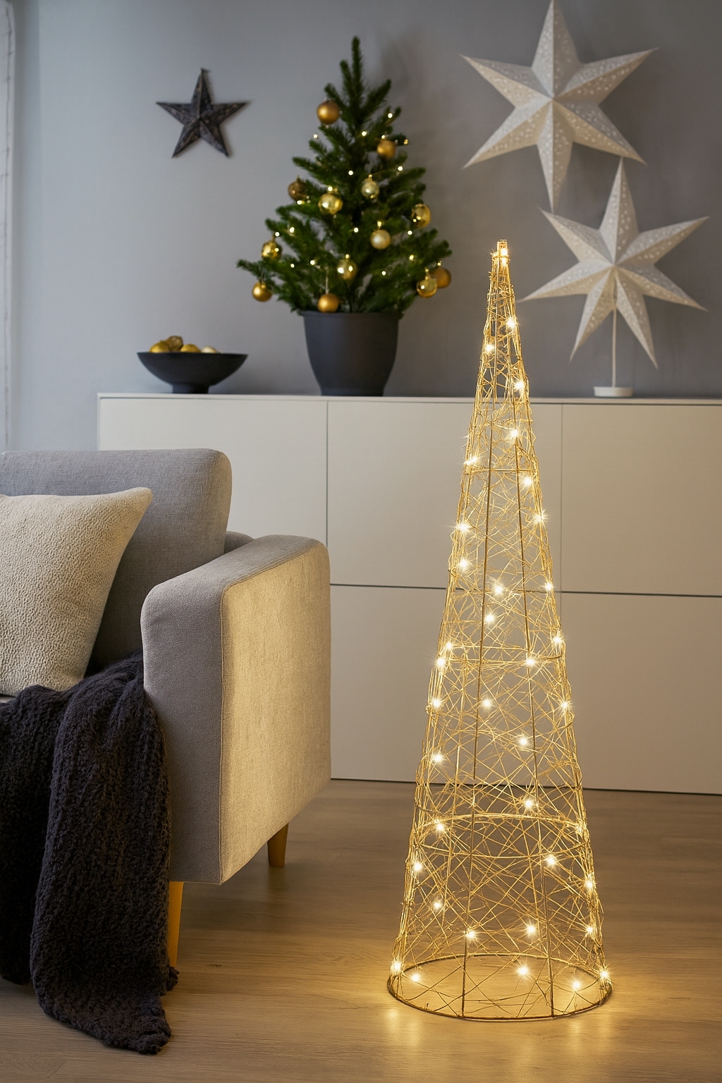 I.GE.A. LED-Dekofigur »LED-Pyramide« Dekofigur Weihnachtspyramide Weihnacht günstig online kaufen