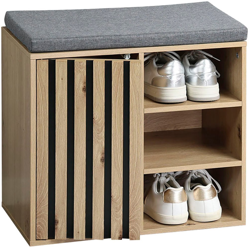 KESPER® Schuhbank »Schuhschrank mit Sitzkissen« grifflos, Sitzkissen abnehmbar und waschbar