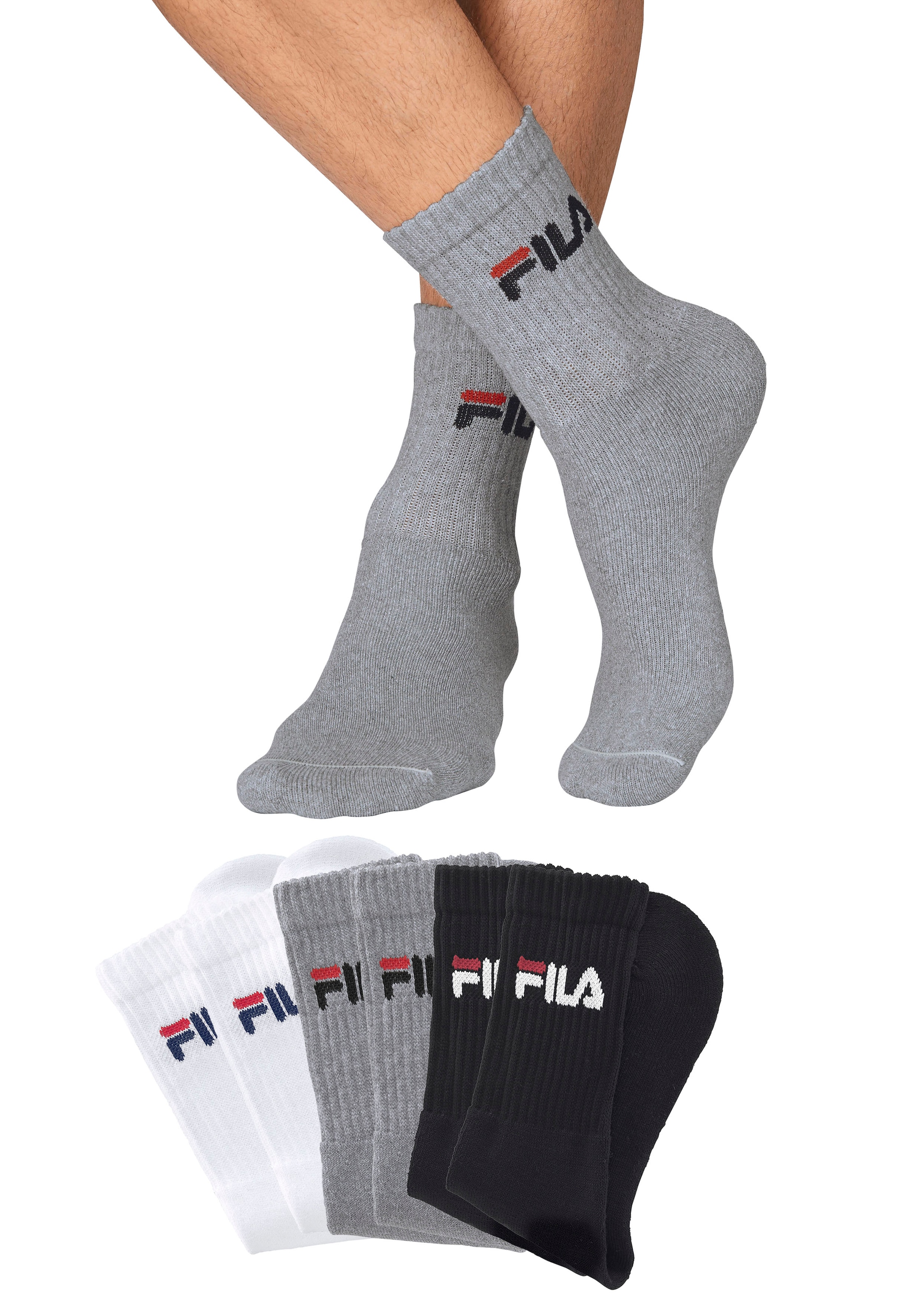 Fila Tennissocken, (6 Paar), mit eingestricktem Logo bestellen jetzt