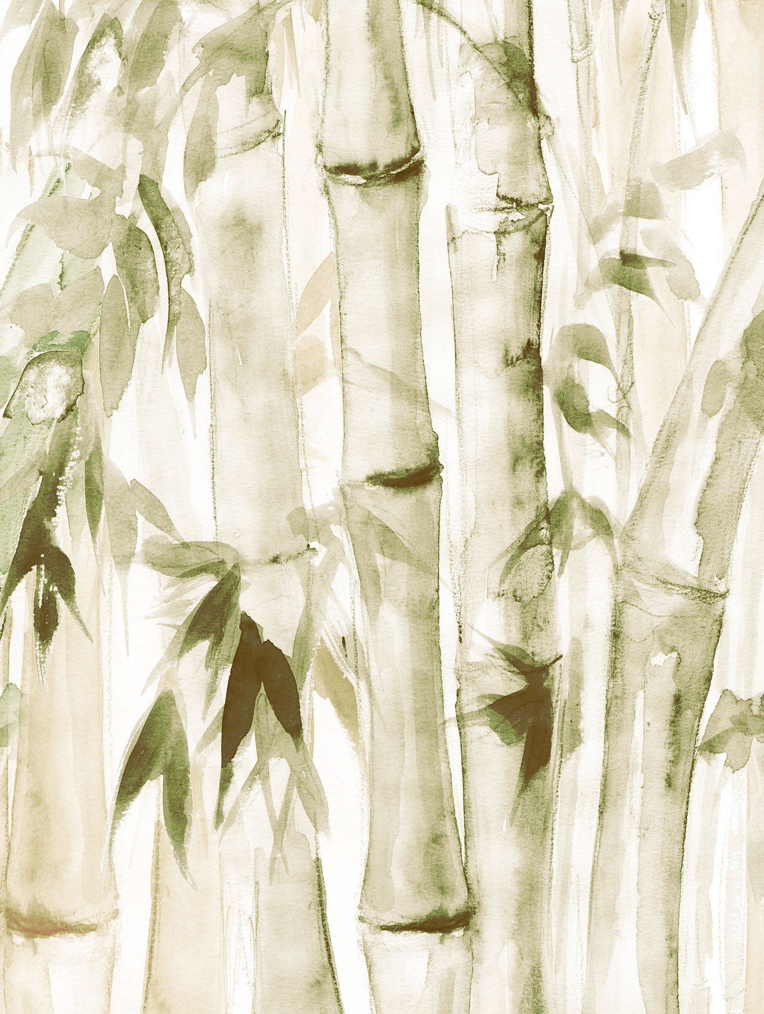 Komar Bild »Wild Bamboo« Natur 1 Stk. tlg. Wandbild zur Dekoration - ohne Rahmen