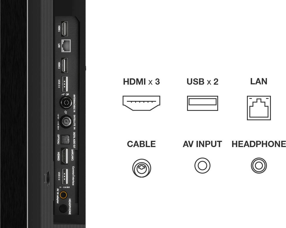 TCL LED-Fernseher »50P816X1«, 4K Ultra HD, Smart-TV