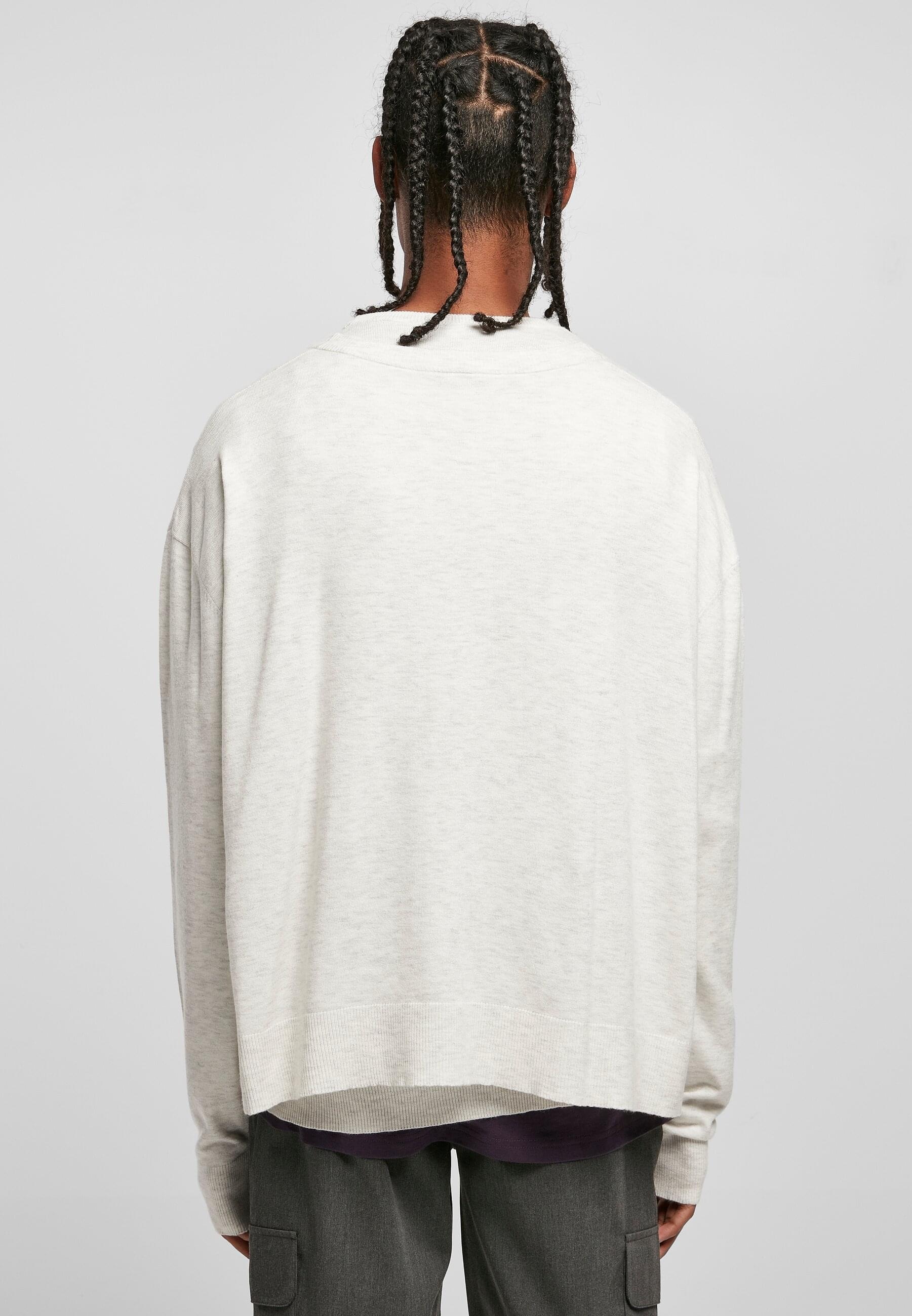 URBAN CLASSICS Strickjacke »Urban Classics Herren Eco Mix Boxy Cardigan« 1 Stk. tlg.