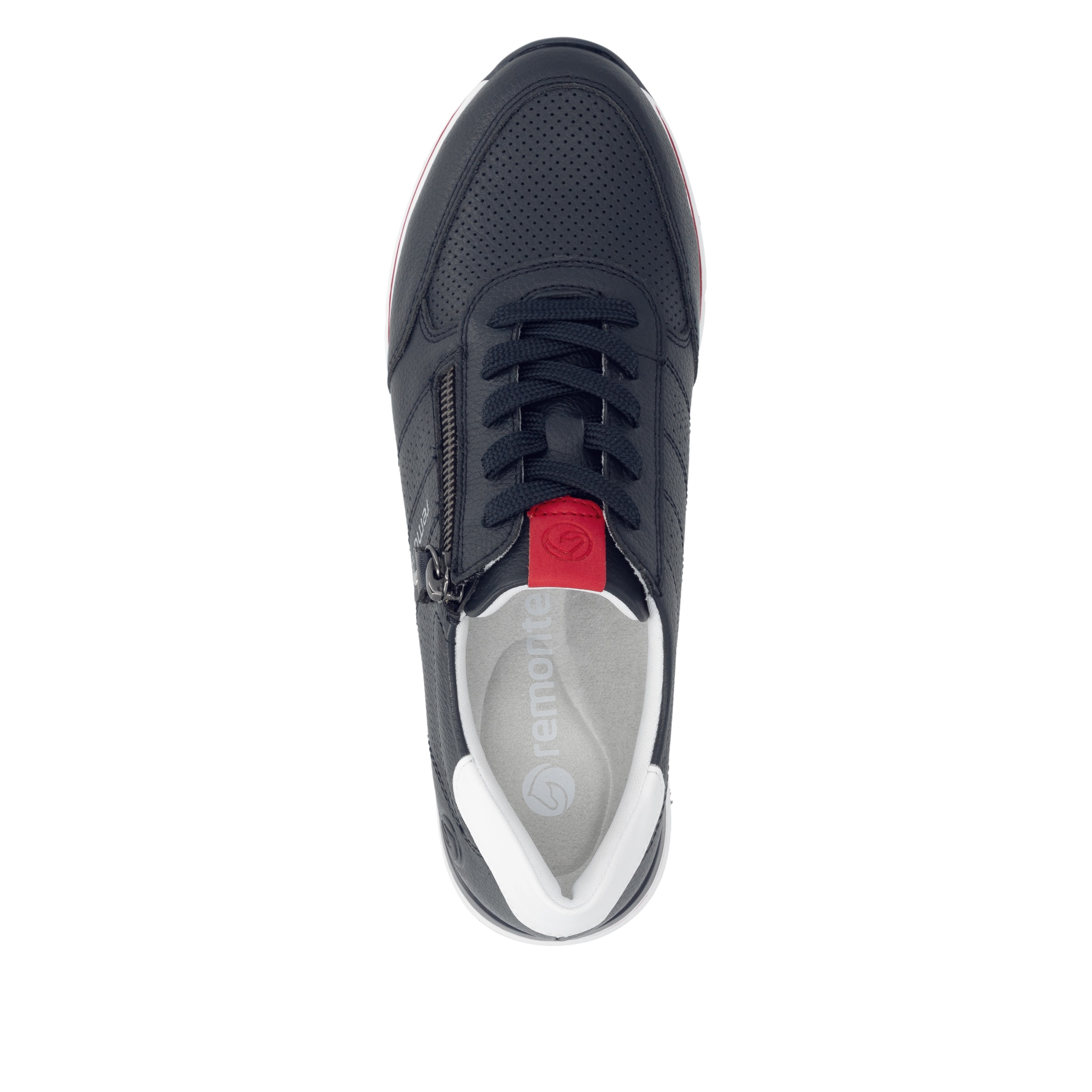 Remonte Keilsneaker  mit gepolstertem Fußbett, Freizeitschuh, Halbschuh, Schnürschuh