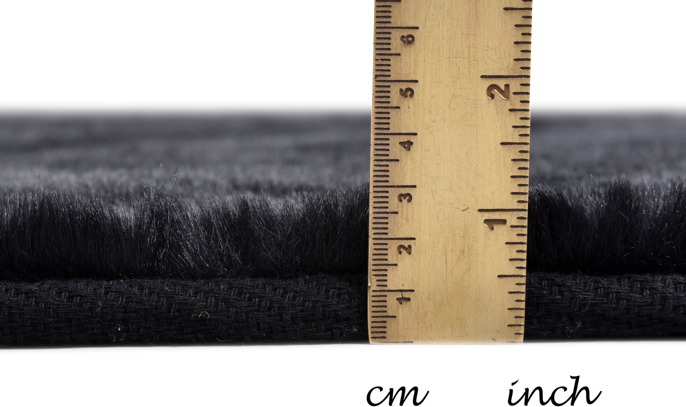 my home Fellteppich »Guidel«, sternförmig, 30 mm Höhe, Kunstfell, Kuschelteppich, Uni Farben, super weich, Wohnzimmer