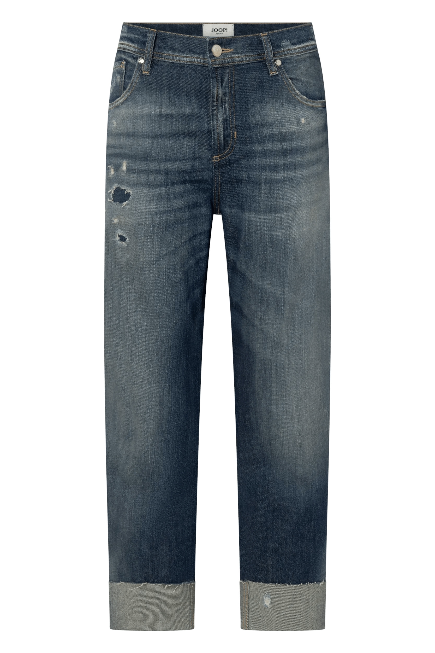 Joop Jeans Straight-Jeans »Maike« im Destroyed-Look, in leichtem Sommer-Denimstoff