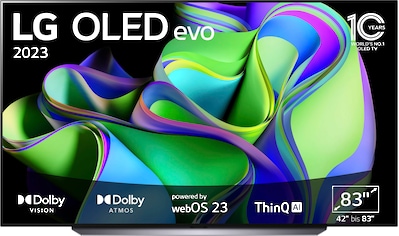 OLED-Fernseher »OLED83C37LA«, 210 cm/83 Zoll, 4K Ultra HD, Smart-TV
