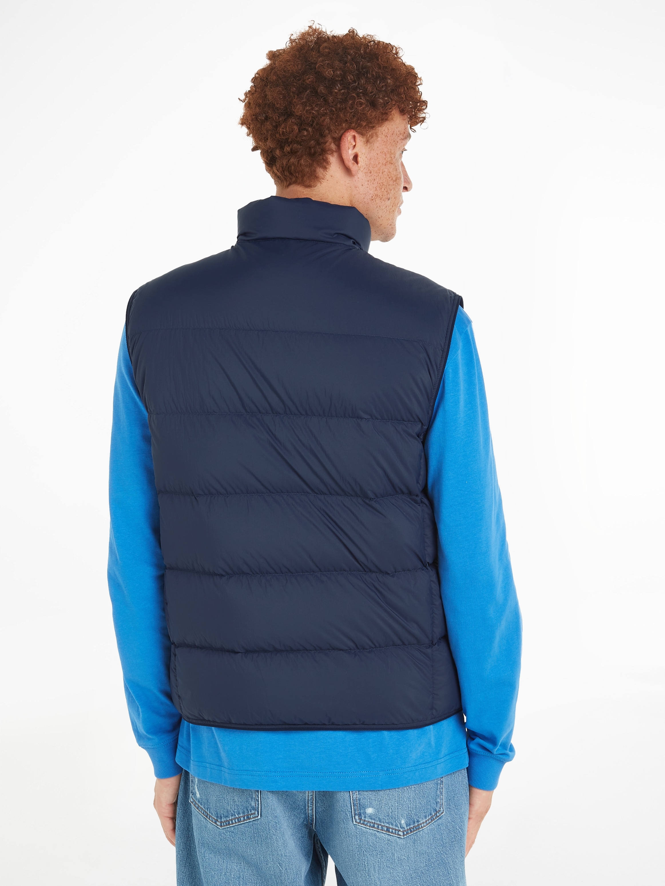 Tommy Jeans Daunenweste »TJM LIGHT DOWN VEST«, mit Stehkragen