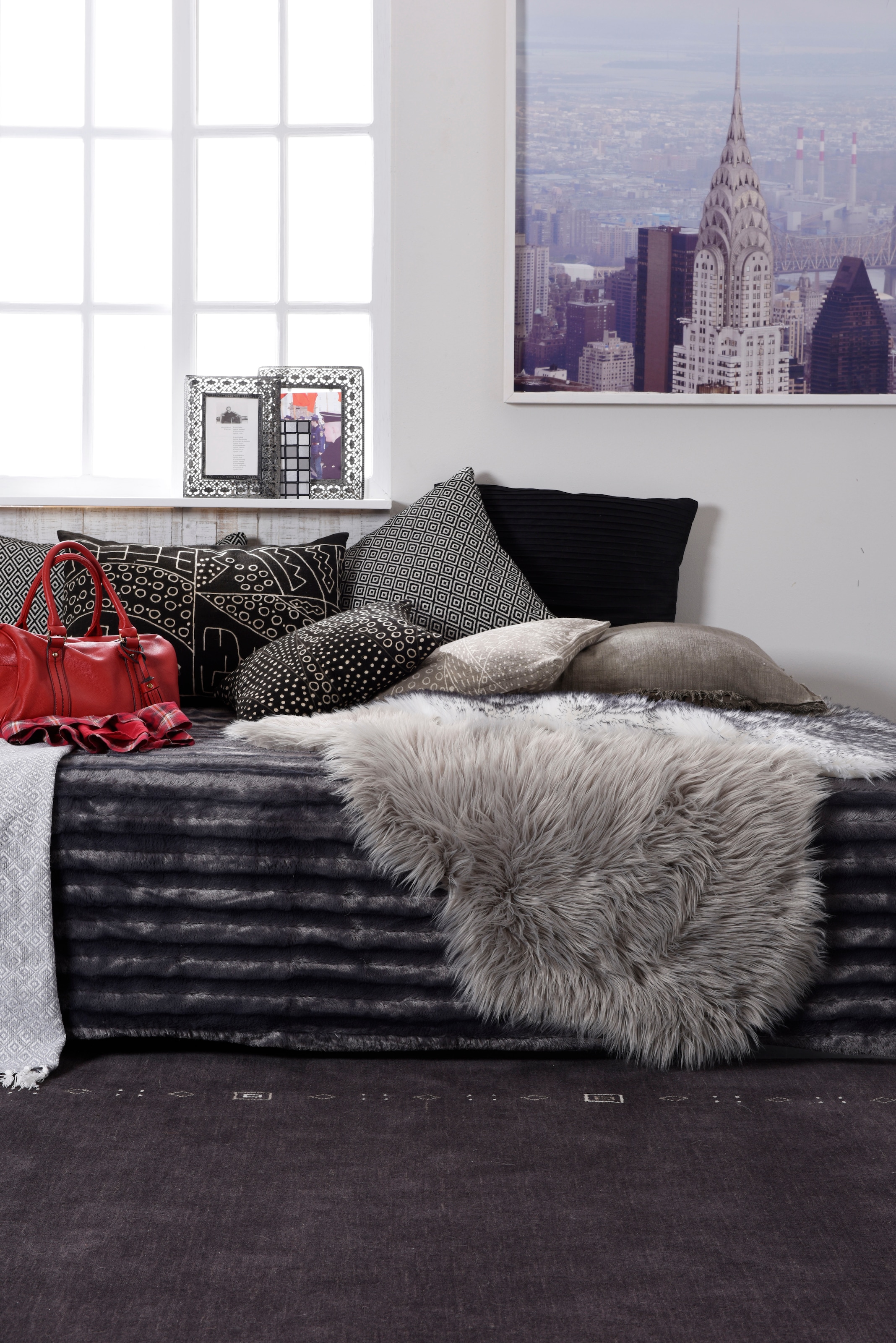 THEKO Wollteppich »Lori Dream 2« rechteckig 12 mm Höhe Handweb Teppich, reine Wolle, handgewebt