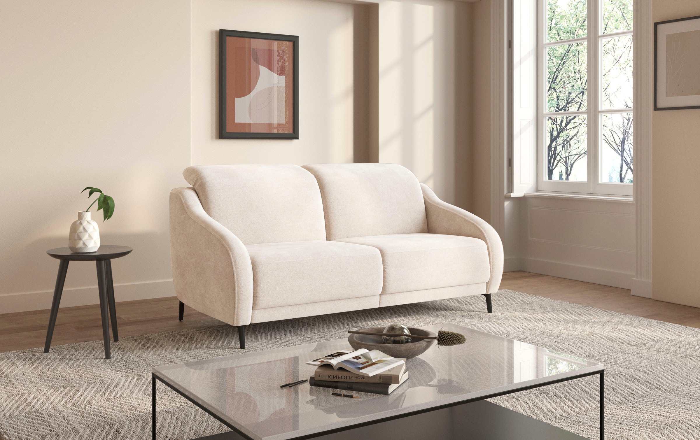sit&more 2,5-Sitzer »Blues«, wahlweise mit Klapptisch und USB günstig online kaufen