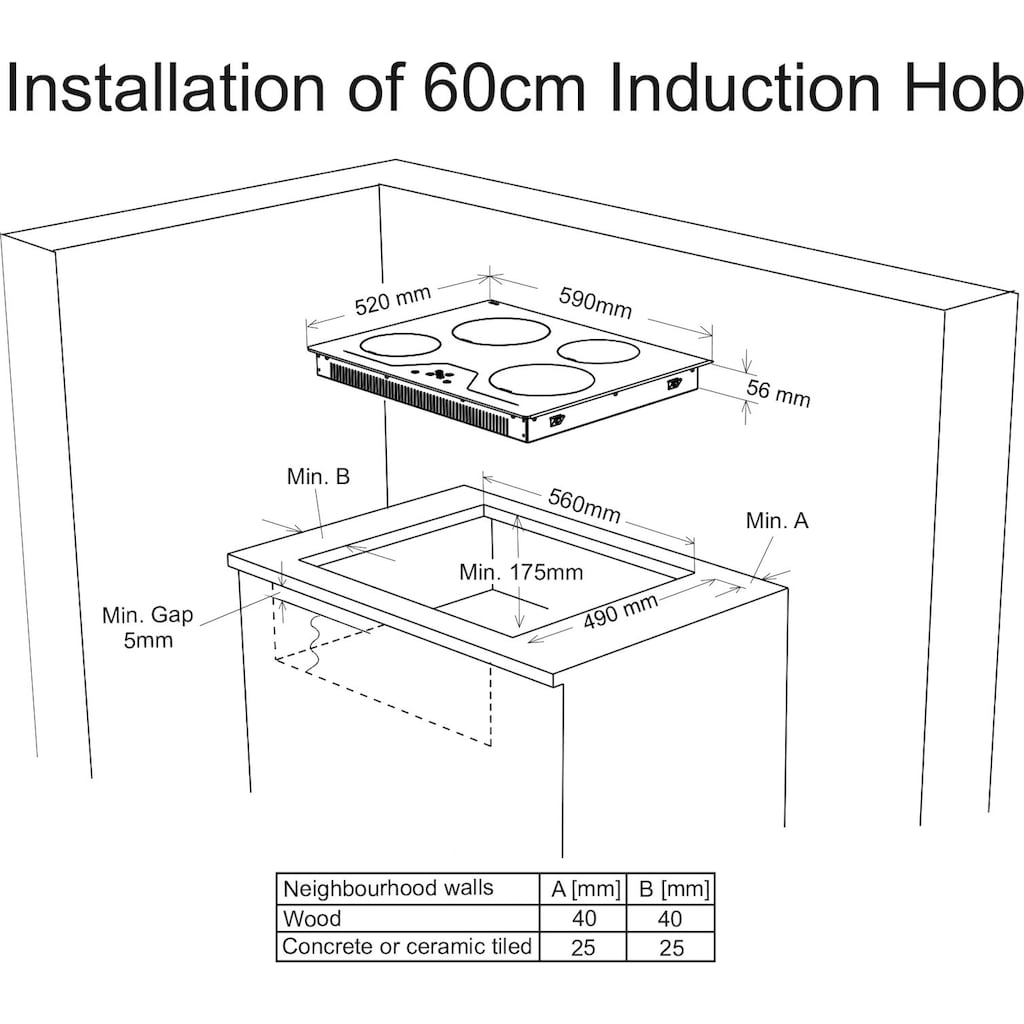 Sharp Induktions-Kochfeld von SCHOTT CERAN®, KH-6I19BS00-EU