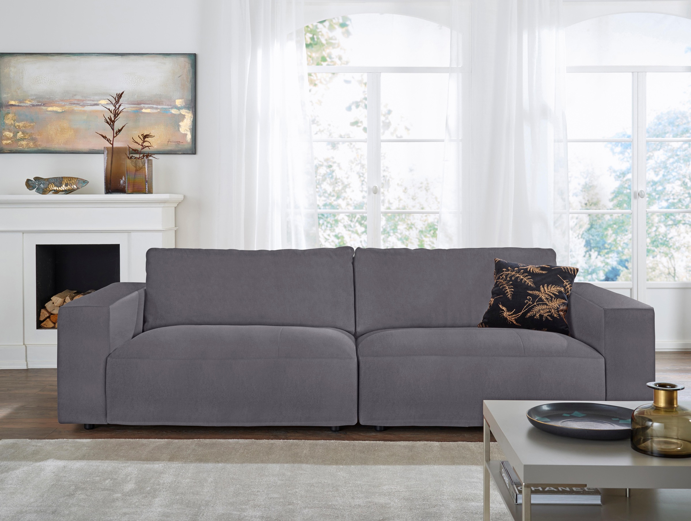 Musterring Big-Sofa »LUCIA«, in vielen Qualitäten und 4 unterschiedlichen Nähten, 3-Sitzer