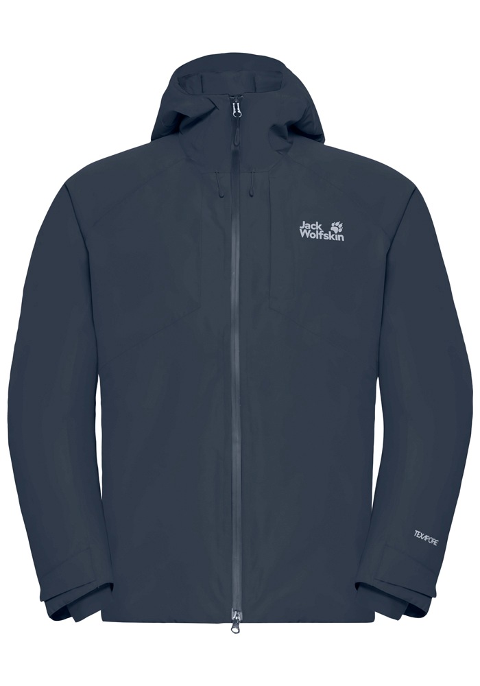 Jack Wolfskin Daunenjacke »ICECAPE 2L DOWN INS JKT M RDS«, mit Kapuze