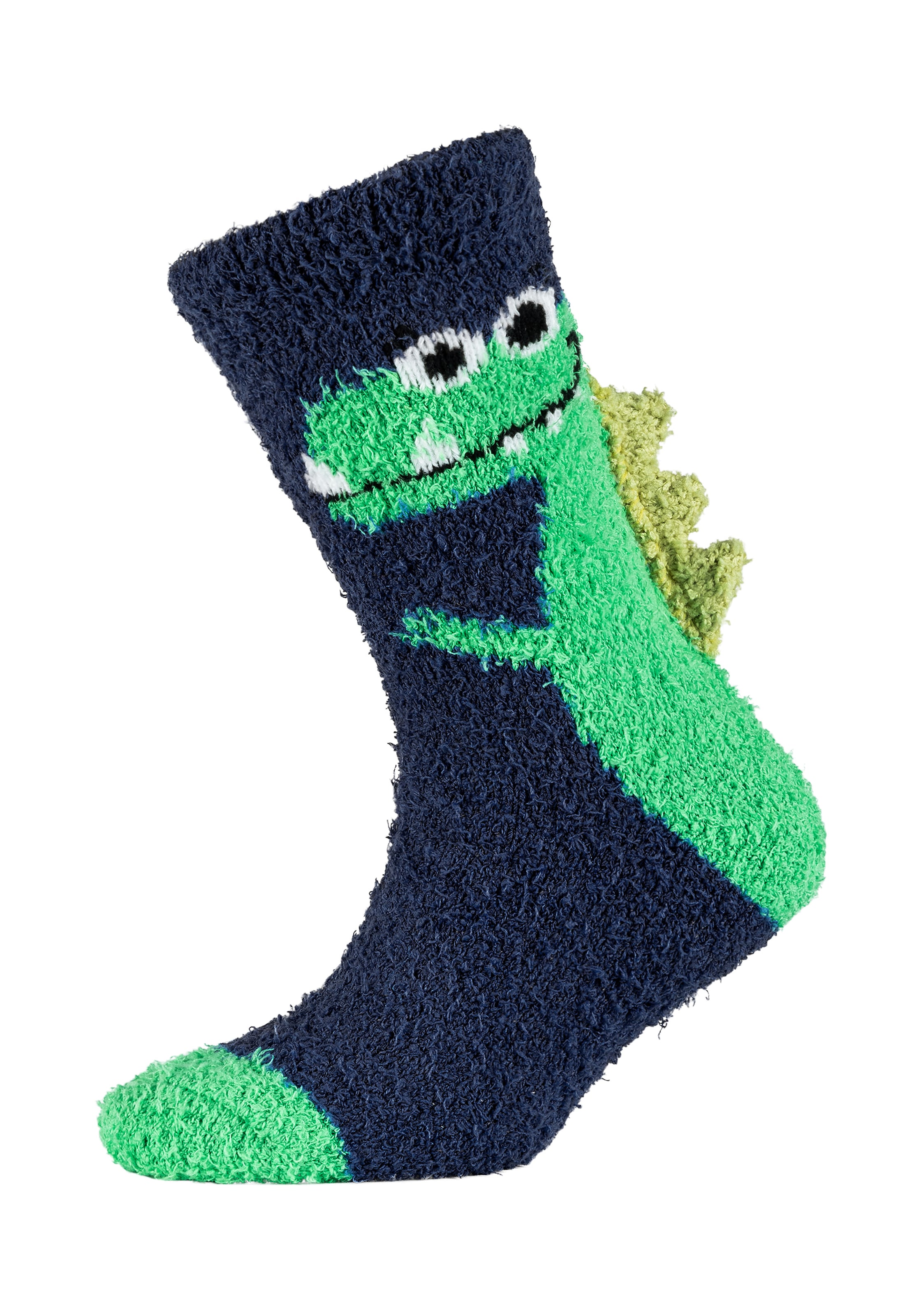 Camano Socken »COSY FANCY APPLICATION SOCKS« 4 Paar tlg. mit elastischem Bund