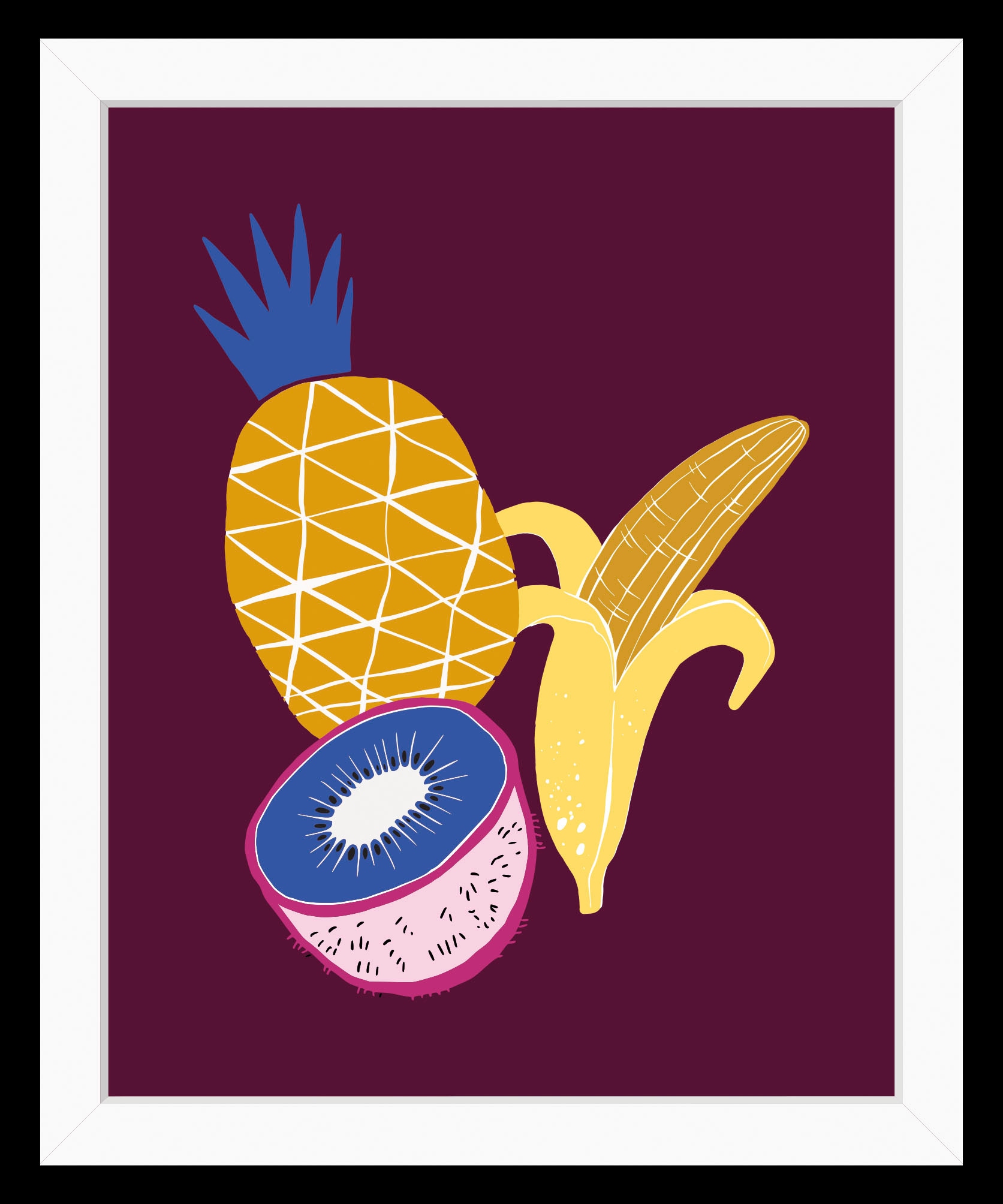 queence Bild »Maya«, Obst-Obst Bilder-Lebensmittel-Essen-Kunst-Figuren, (1 günstig online kaufen