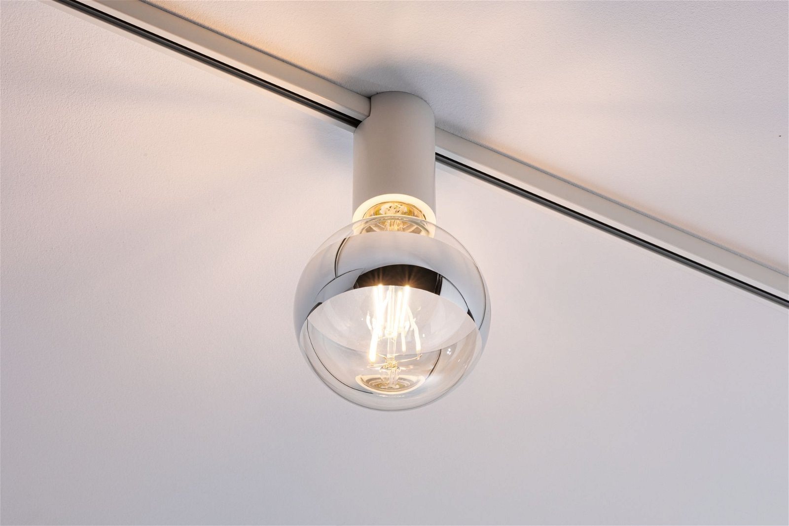 Paulmann Schienensystem-Leuchten »URail Schienenspot Socket Einzelspot E27 max. 20W 230V«, dimmbar