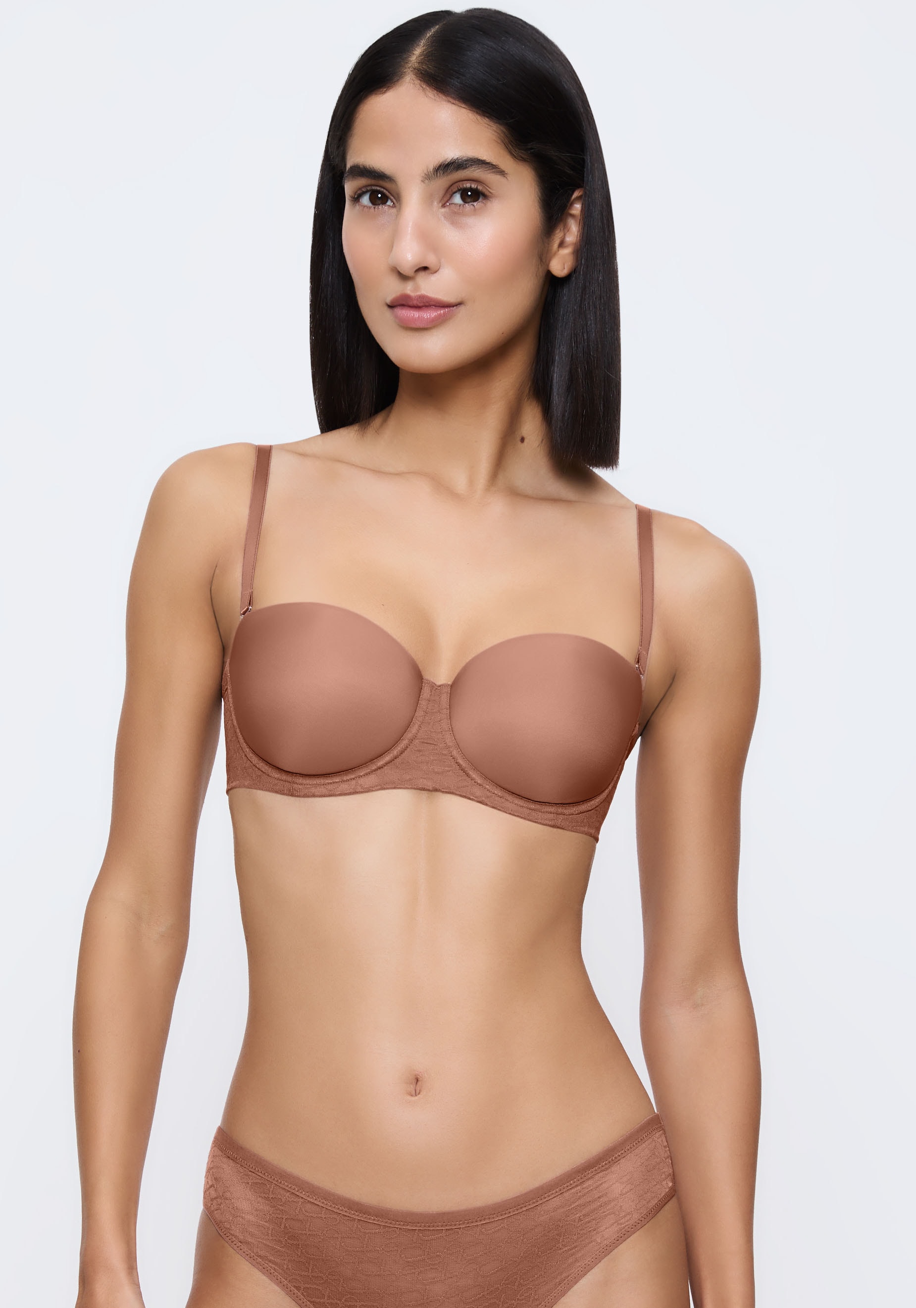 Triumph Bügel-BH »Signature Sheer« Monogramm-Tüll, abnehmbare Träger, nahtlose Cups