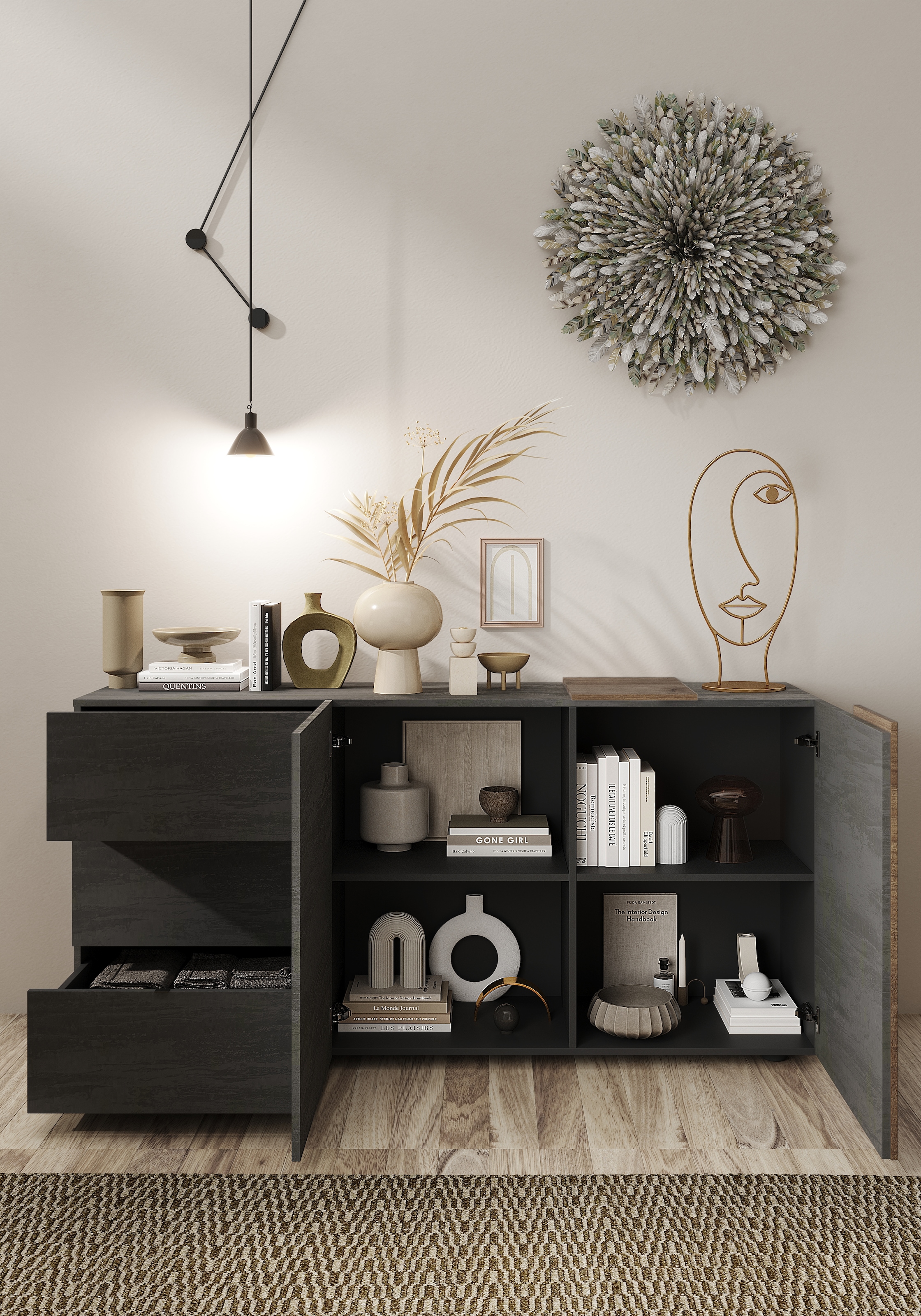 INOSIGN Sideboard »Venus, Kommode«, Breite 181 cm