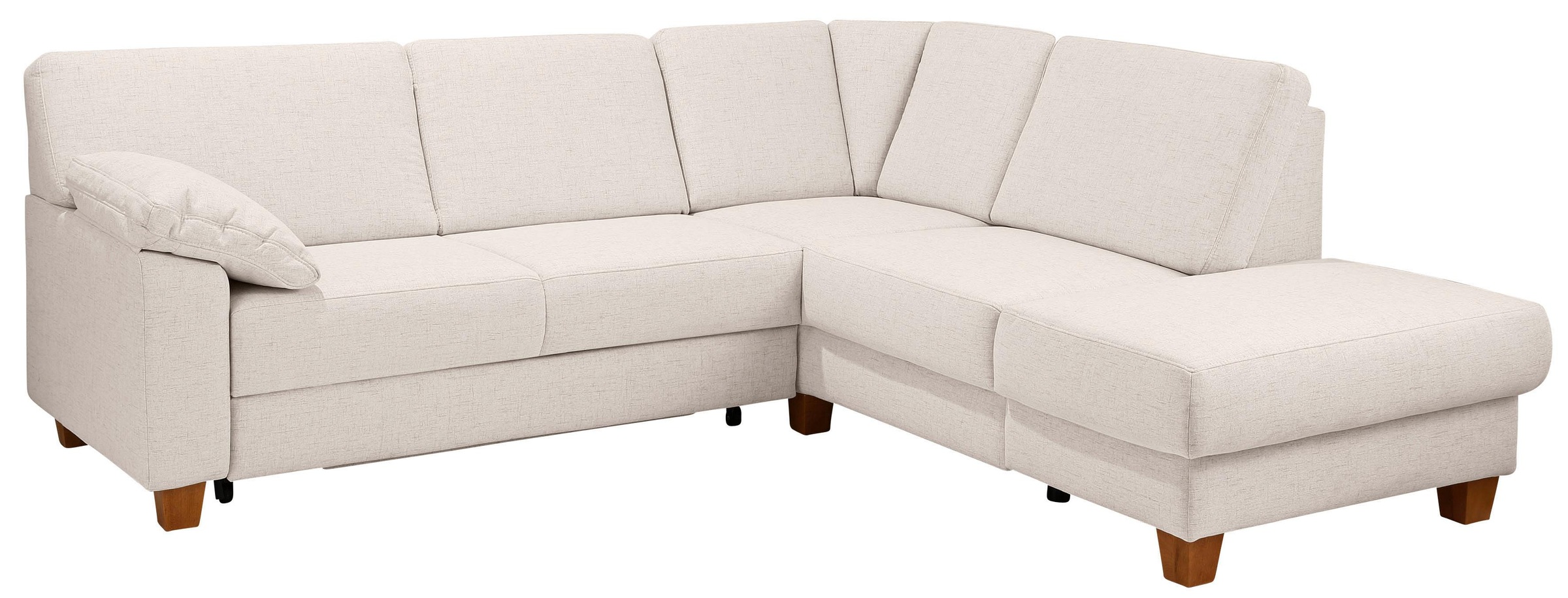 Home affaire Ecksofa »Belfort L-Form«, mit Federkern, wahlweise mit Bettfunktion und Stauraum