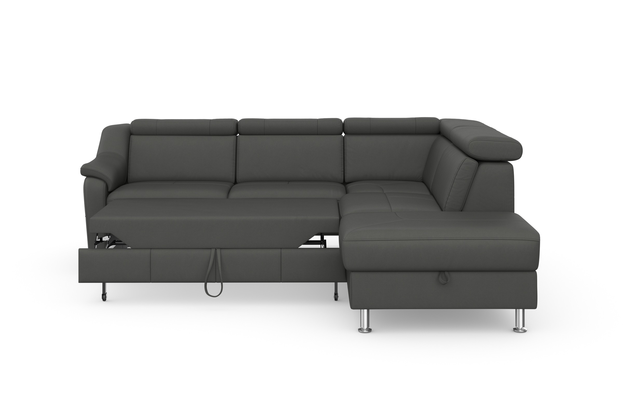 sit&more Ecksofa »Freetown L-Form«, inklusive Kopfteilverstellung und komfortablem Federkern