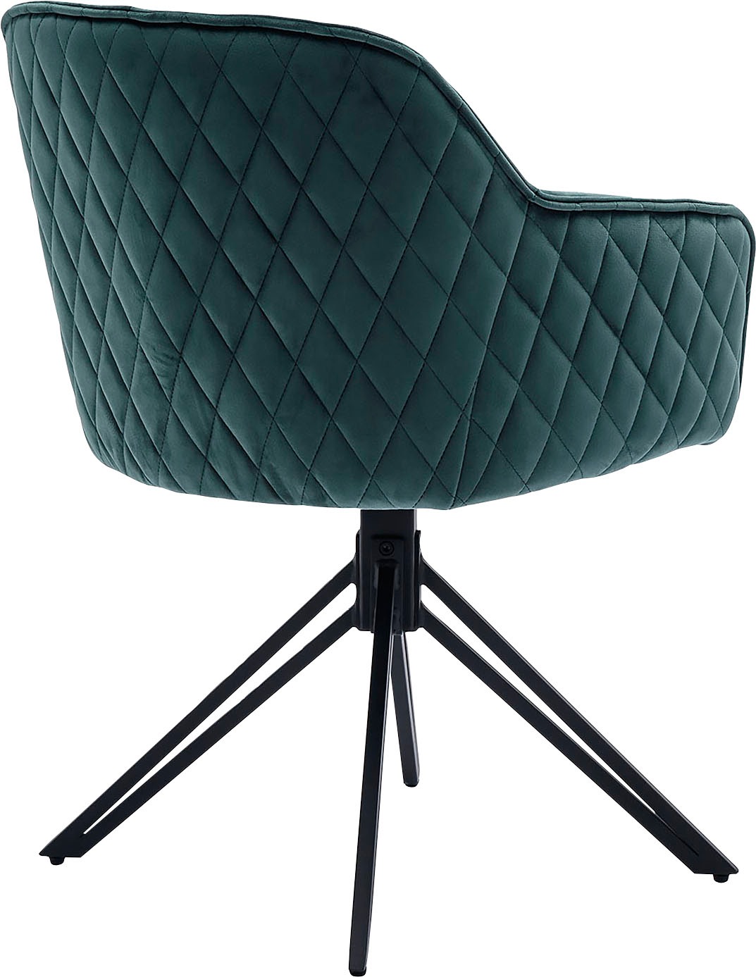 SalesFever Armlehnstuhl, Samtoptik, mit 360° Drehfunktion auf Raten  bestellen