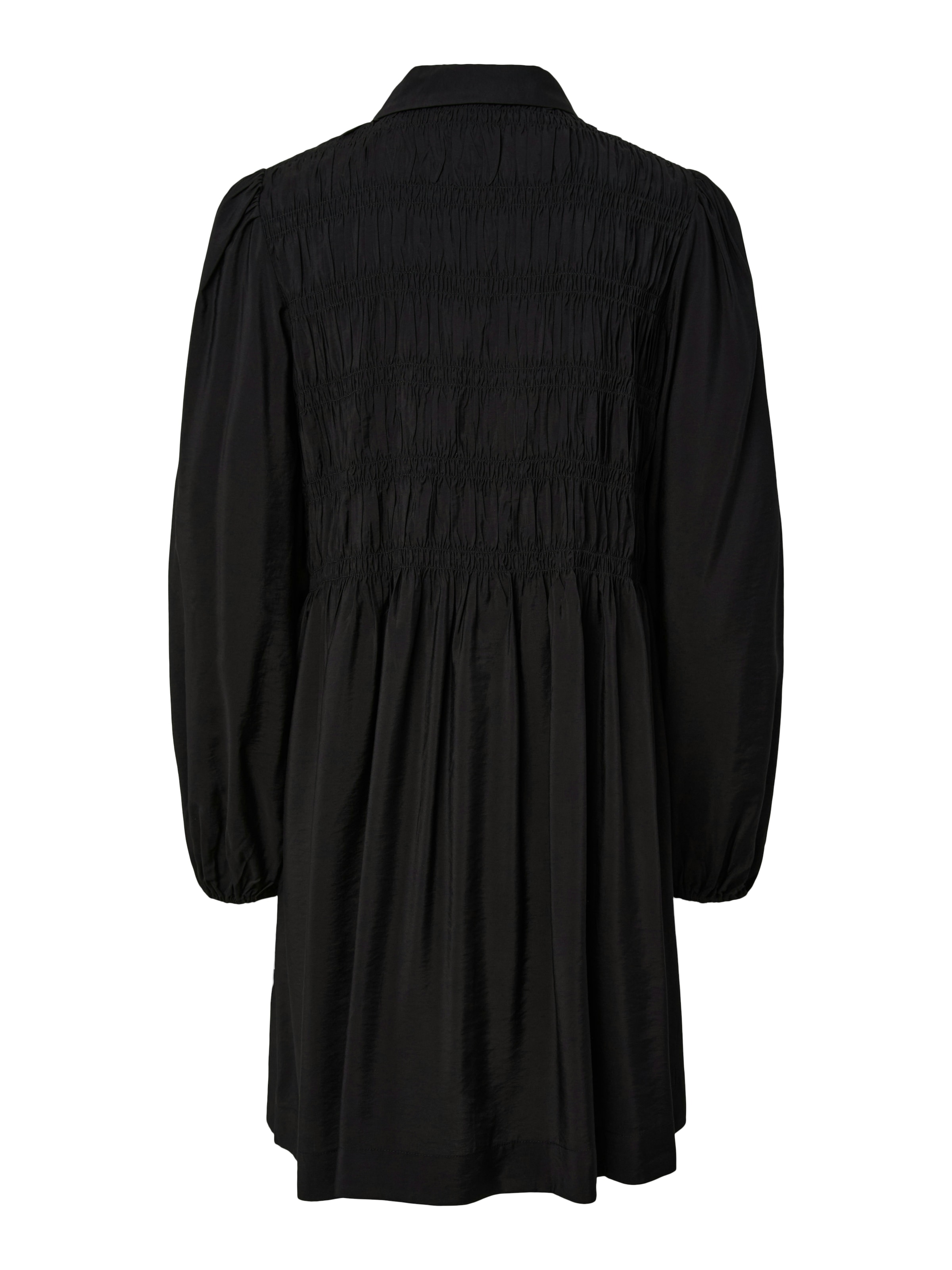 Y.A.S Smokkleid »YASPALA LS SMOCK SHIRT DRESS S. NOOS« Viskosemischung