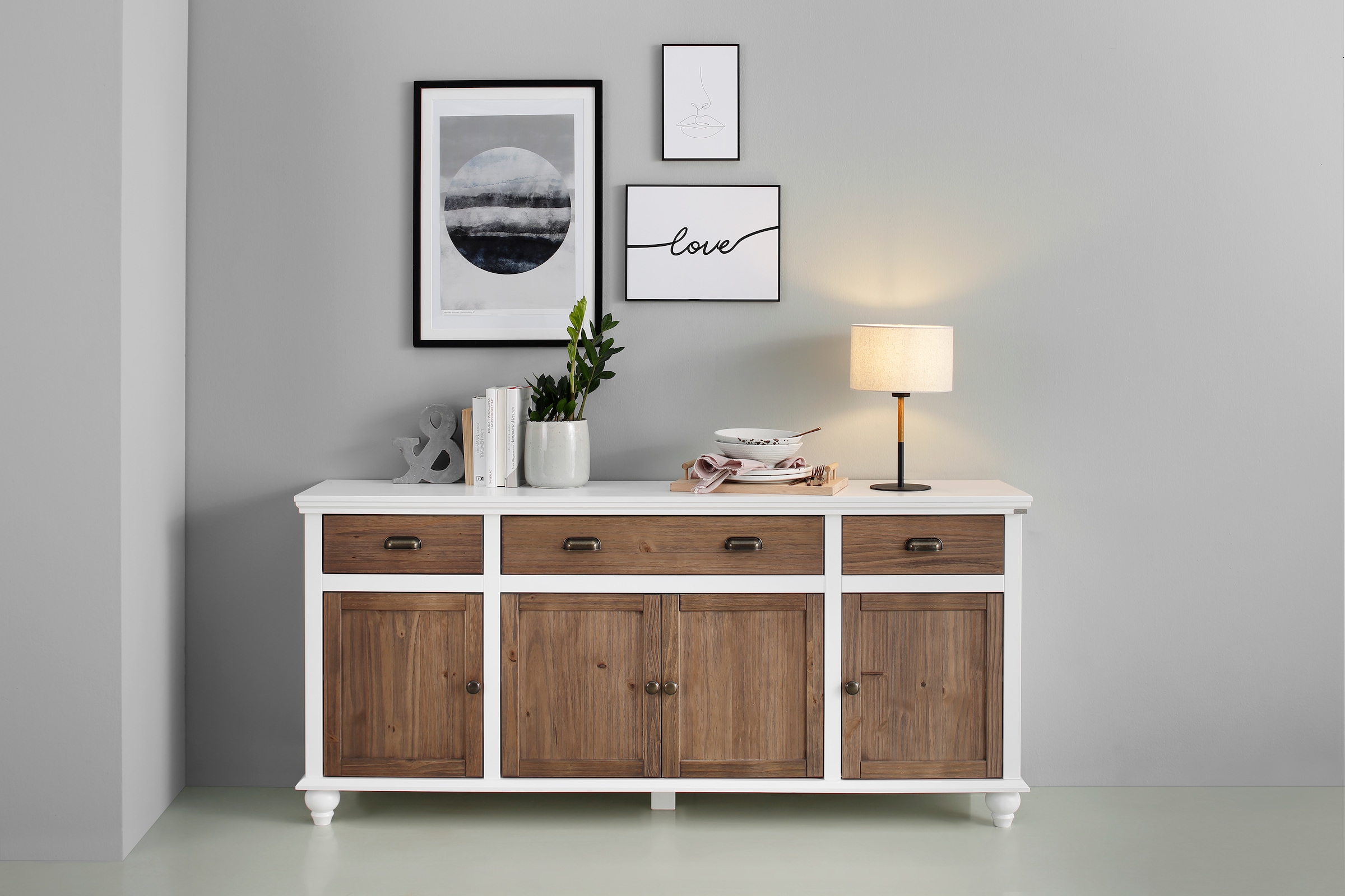 Home affaire Sideboard »Borey«, Höhe 80 cm, Breite 175 cm