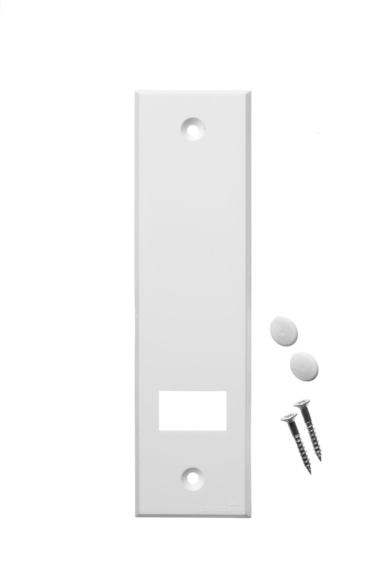 SCHELLENBERG Gurtwickler-Abdeckplatte »Standard Maxi, 16,0 cm Lochabstand, langlebig aus Kunststoff« Set, 5 Stk. tlg. Rollladen Abdeckblenden für Gurtwickler und Einlasswickler