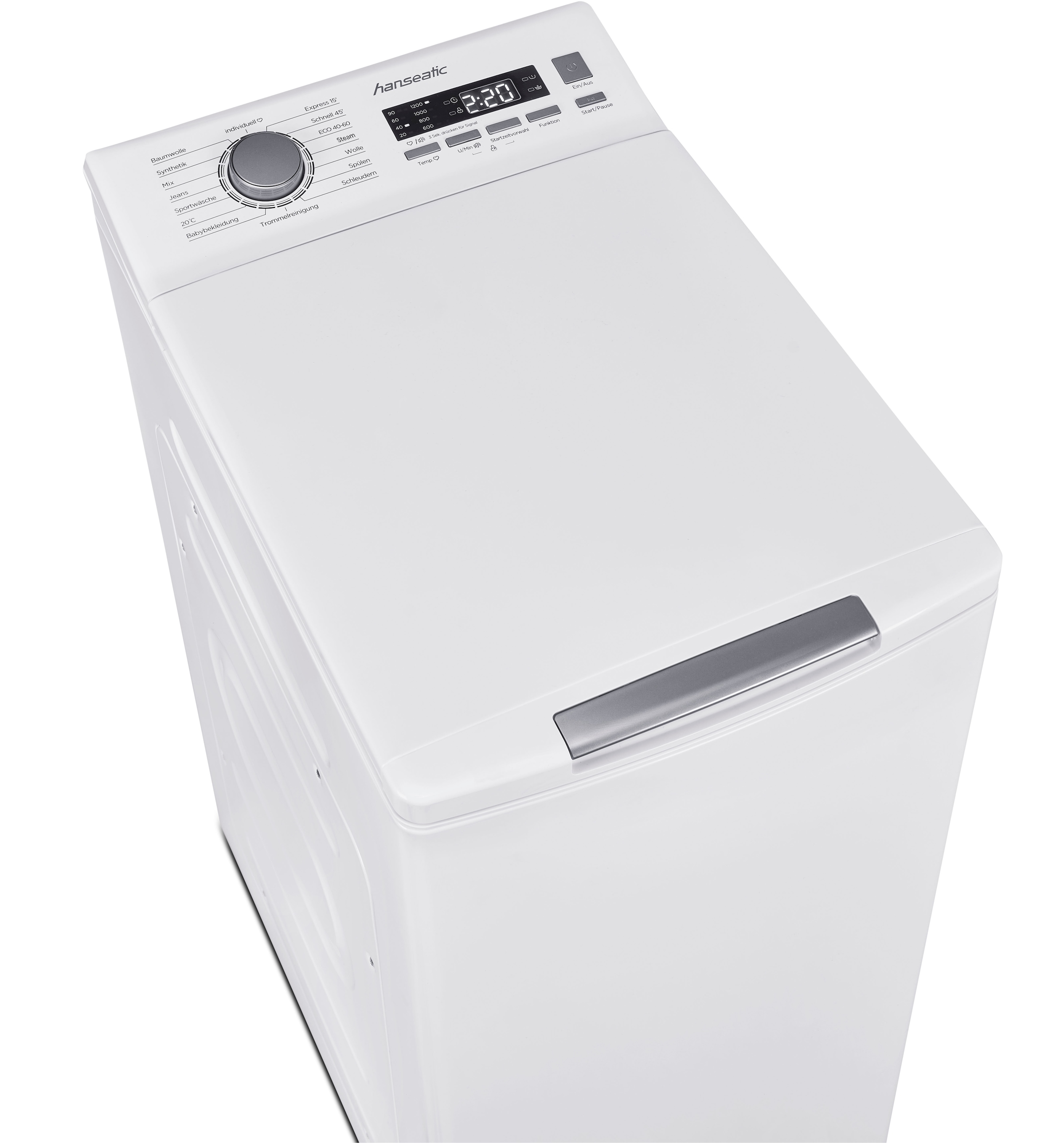 Hanseatic Waschmaschine Toplader »HTW612C«, 6,0 kg, 1200 U/min