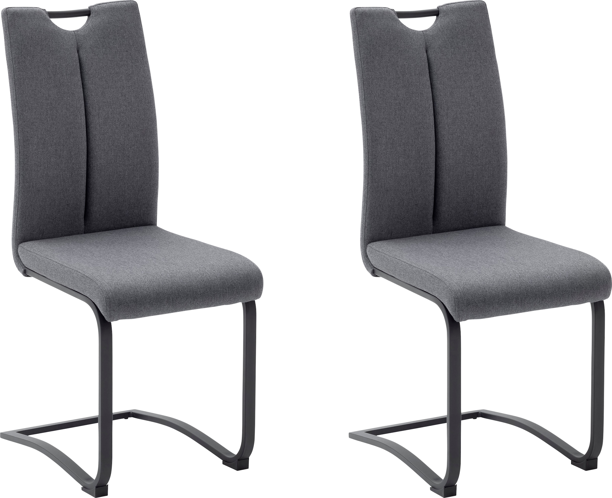 Stoffbezug Stuhl bestellen online (Set), 4 und 120 furniture mit Freischwinger Set, 4-er bis Griffloch, MCA »Sambia«, St., belastbar kg