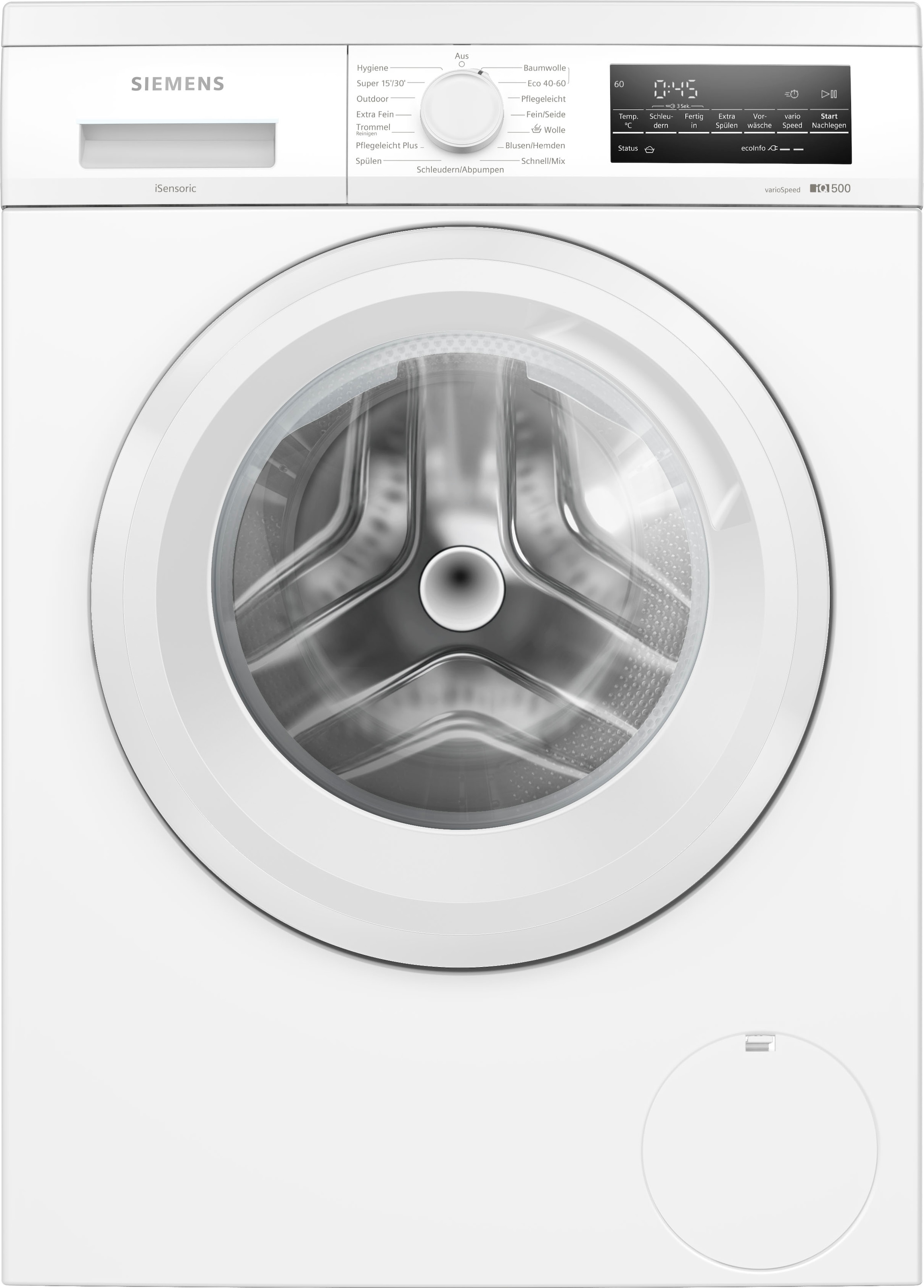 Waschmaschine »WU14UT22«, iQ500, WU14UT22, 9 kg, 1400 U/min, unterbaufähig