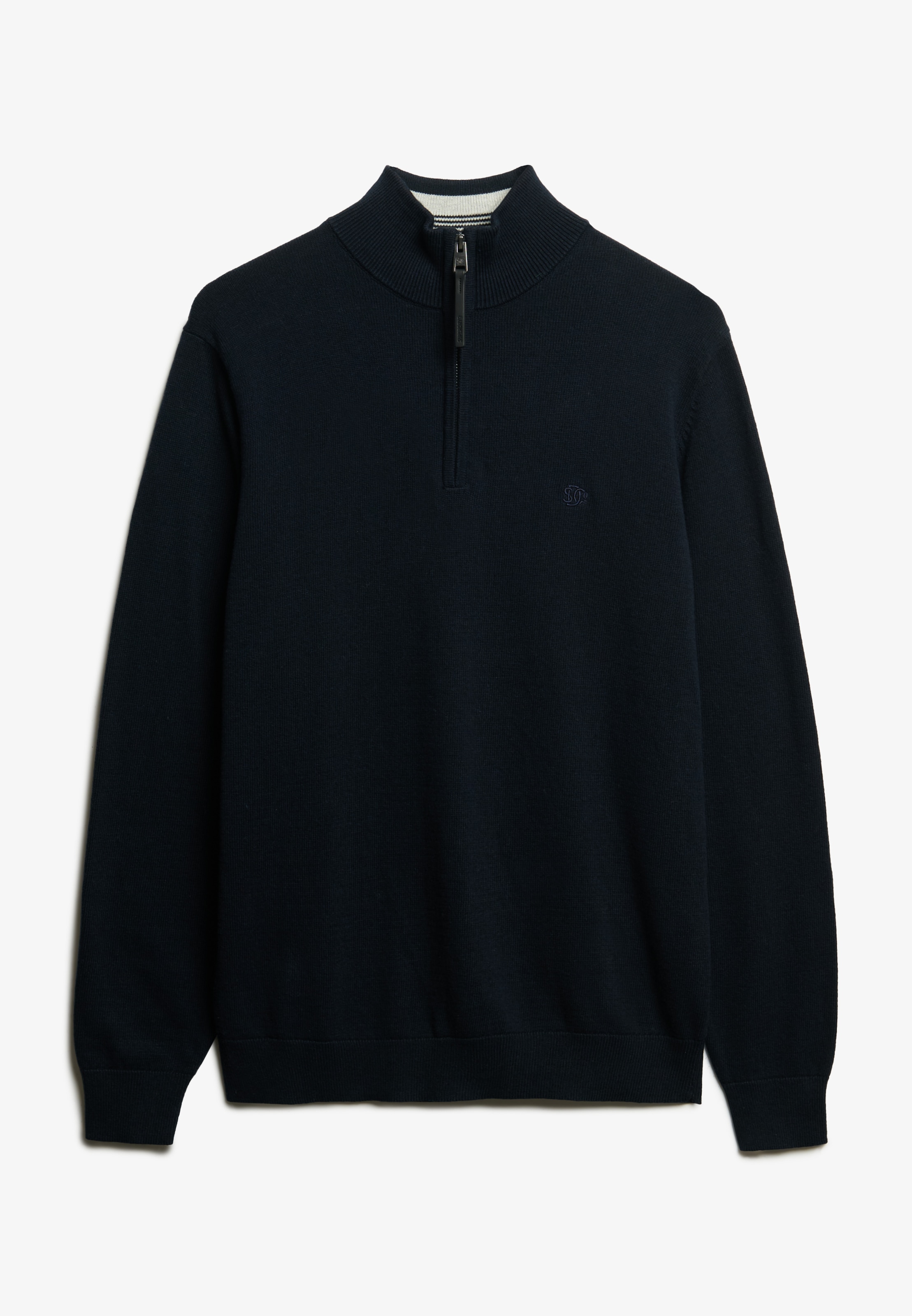 Superdry Troyer »ESSENTIALS COTTON HALF ZIP« aus Baumwolle, Slim Fit, hochschließender Kragen mit Reißverschluss