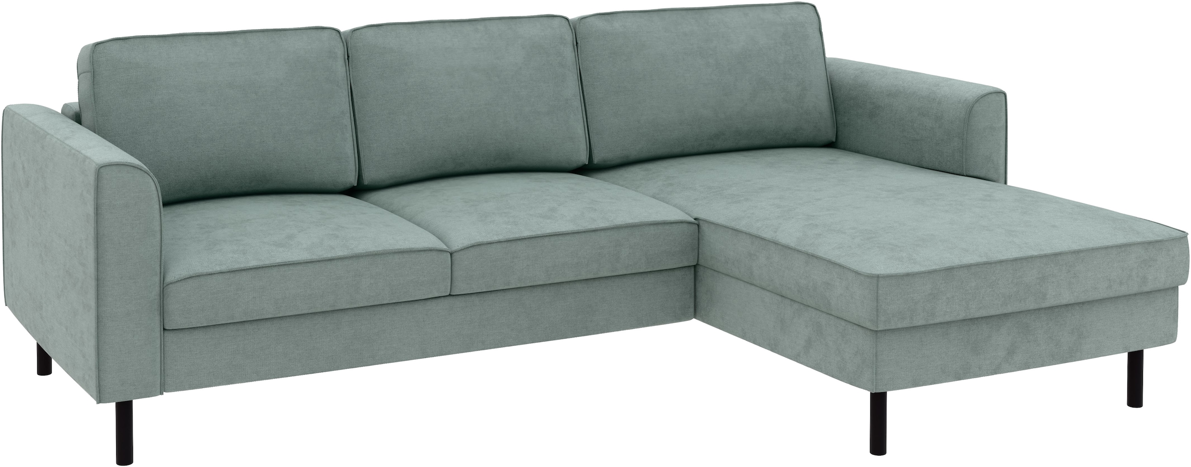 Home affaire Ecksofa »Booster Couch wahlweise mit Schlaffunktion und Bettkasten-auch in Cord«, Recamiere beidseitig montierbar, Sofa in L-Form, 232 cm